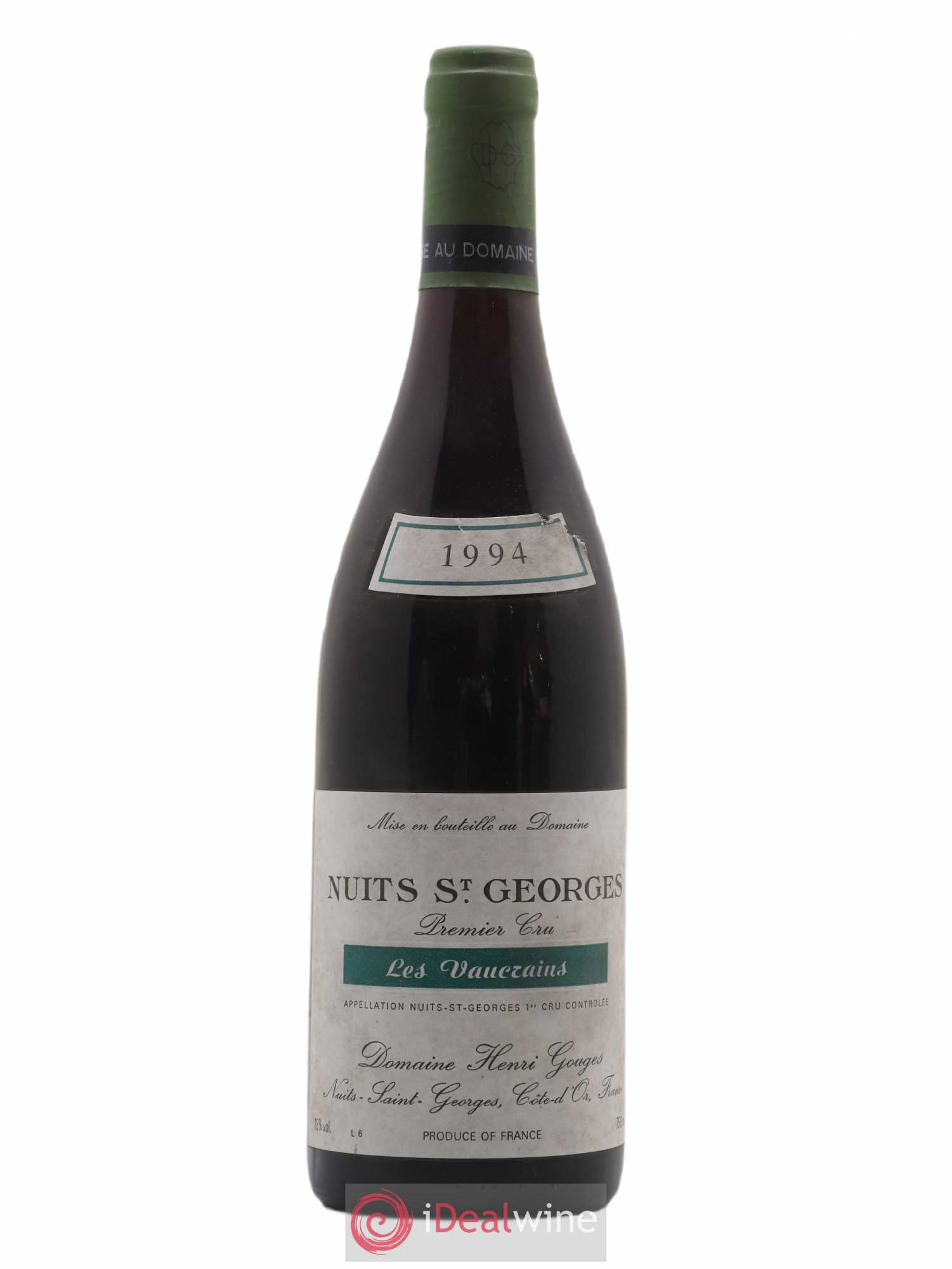 Nuits-Saint-Georges 1er Cru Les Vaucrains Henri Gouges 1994 - Lot de 1 bouteille - 0