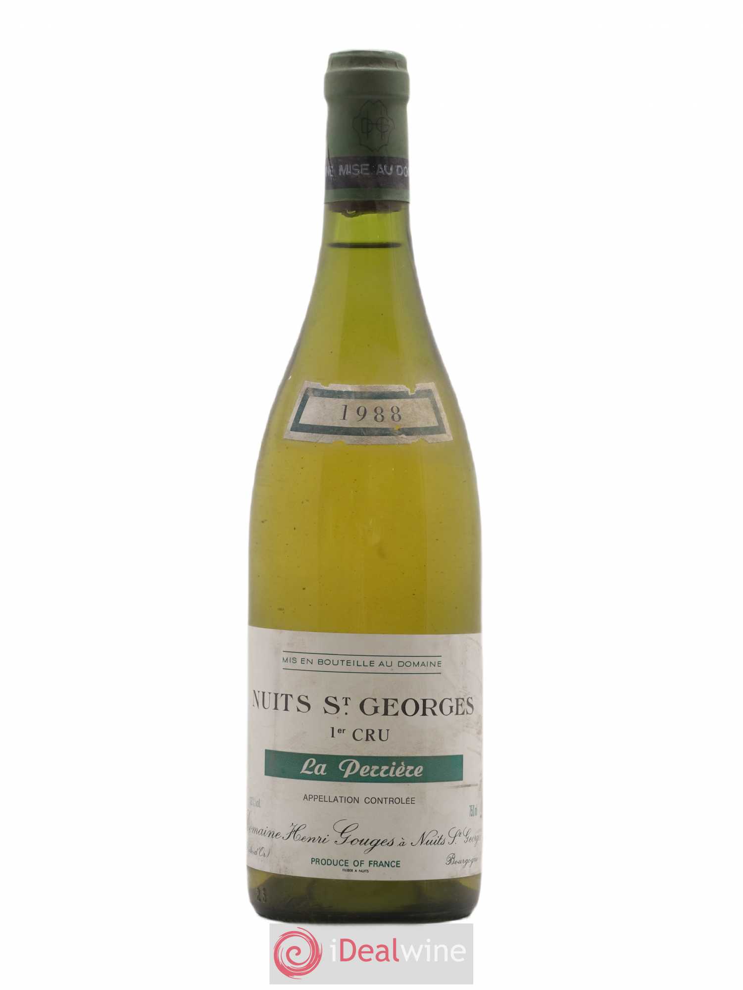 Nuits-Saint-Georges 1er Cru La Perrière Henri Gouges 1988 - Lot de 1 bouteille - 0
