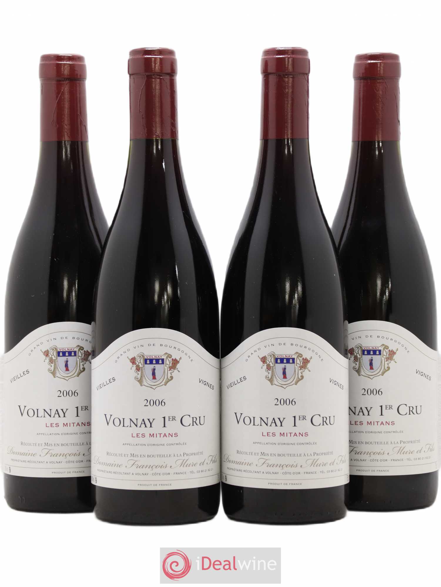 Volnay 1er Cru 2006 - Posten von 4 Flaschen - 0