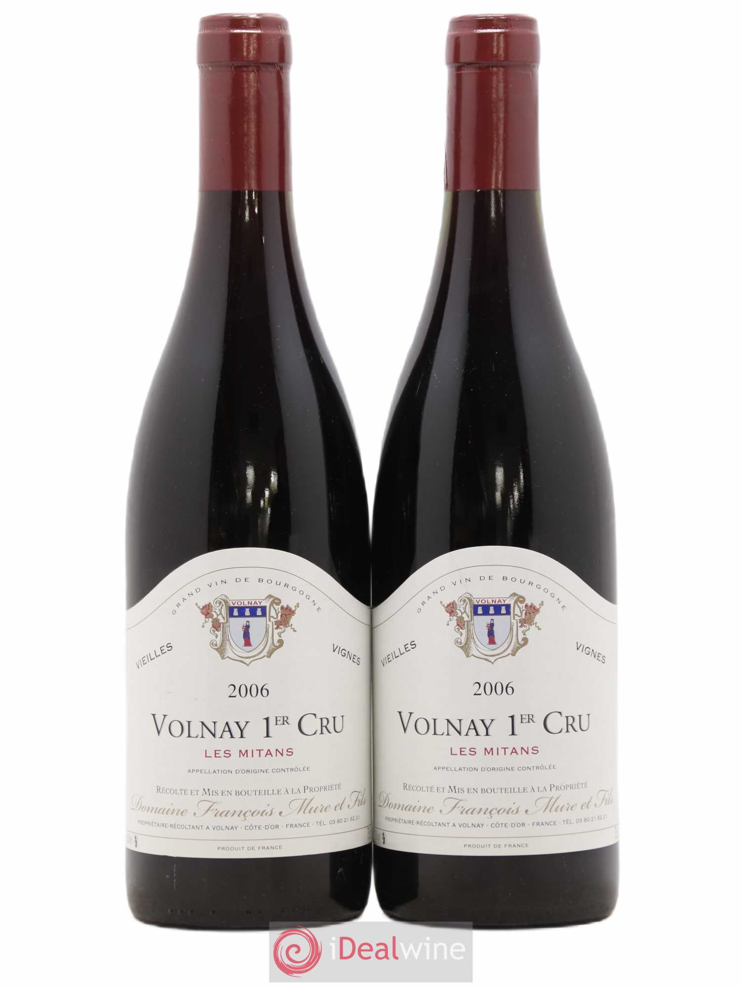 Volnay 1er Cru 2006 - Posten von 2 Flaschen - 0
