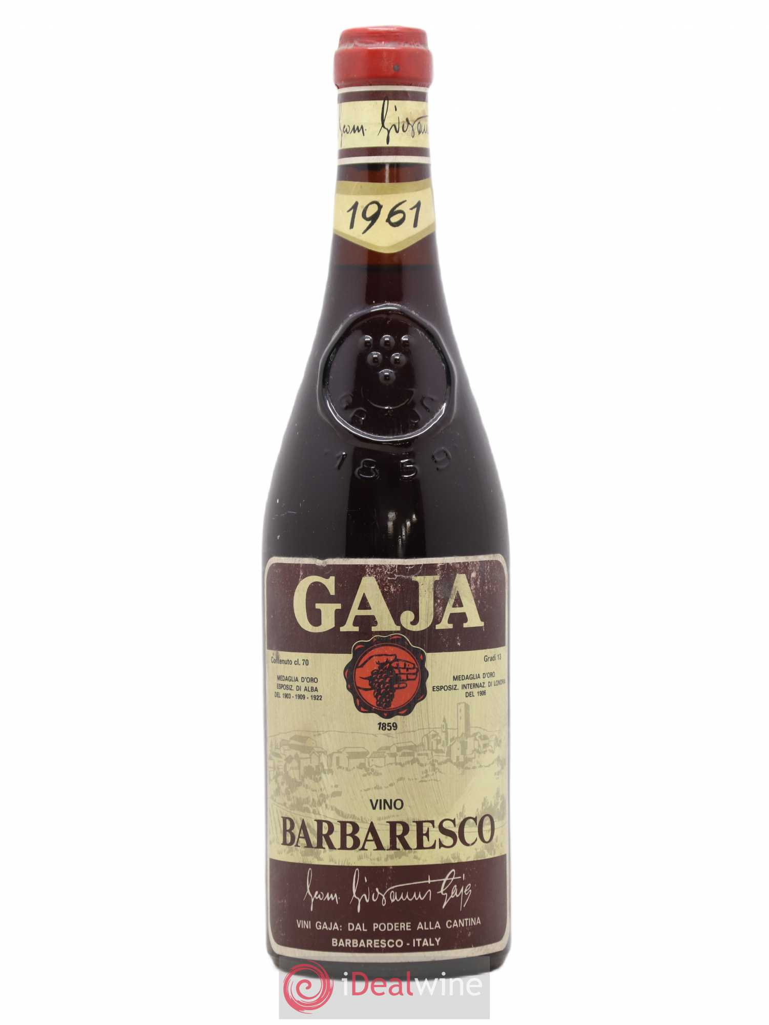 Barbaresco DOCG Angelo Gaja 1961 - Lot de 1 bouteille - 0