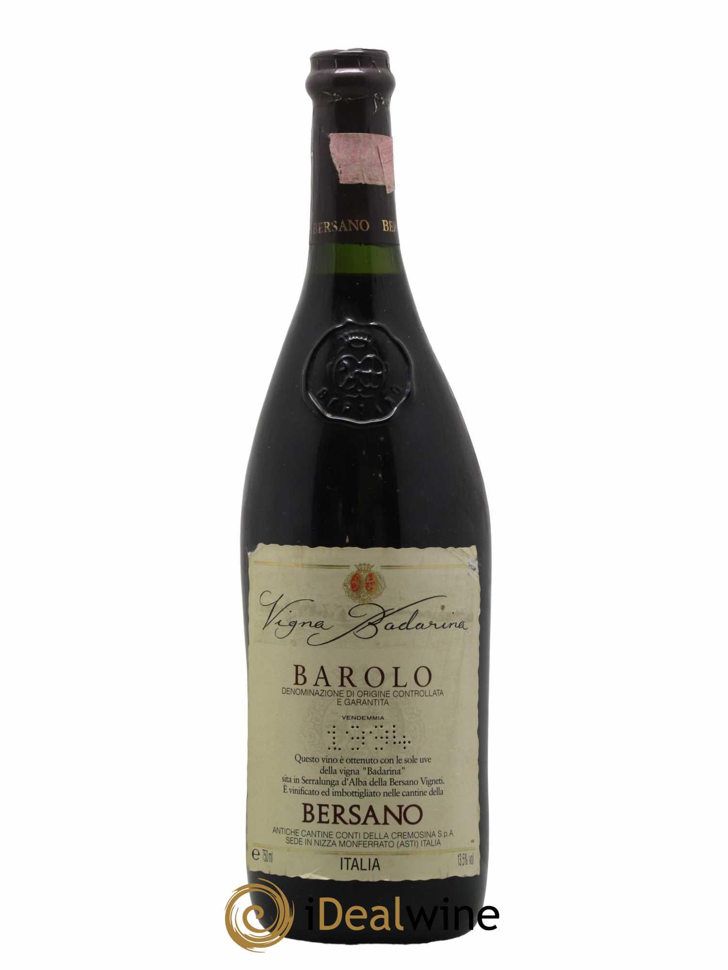 Barolo Badarina Bersano 1994 - Lot de 1 bouteille - 0