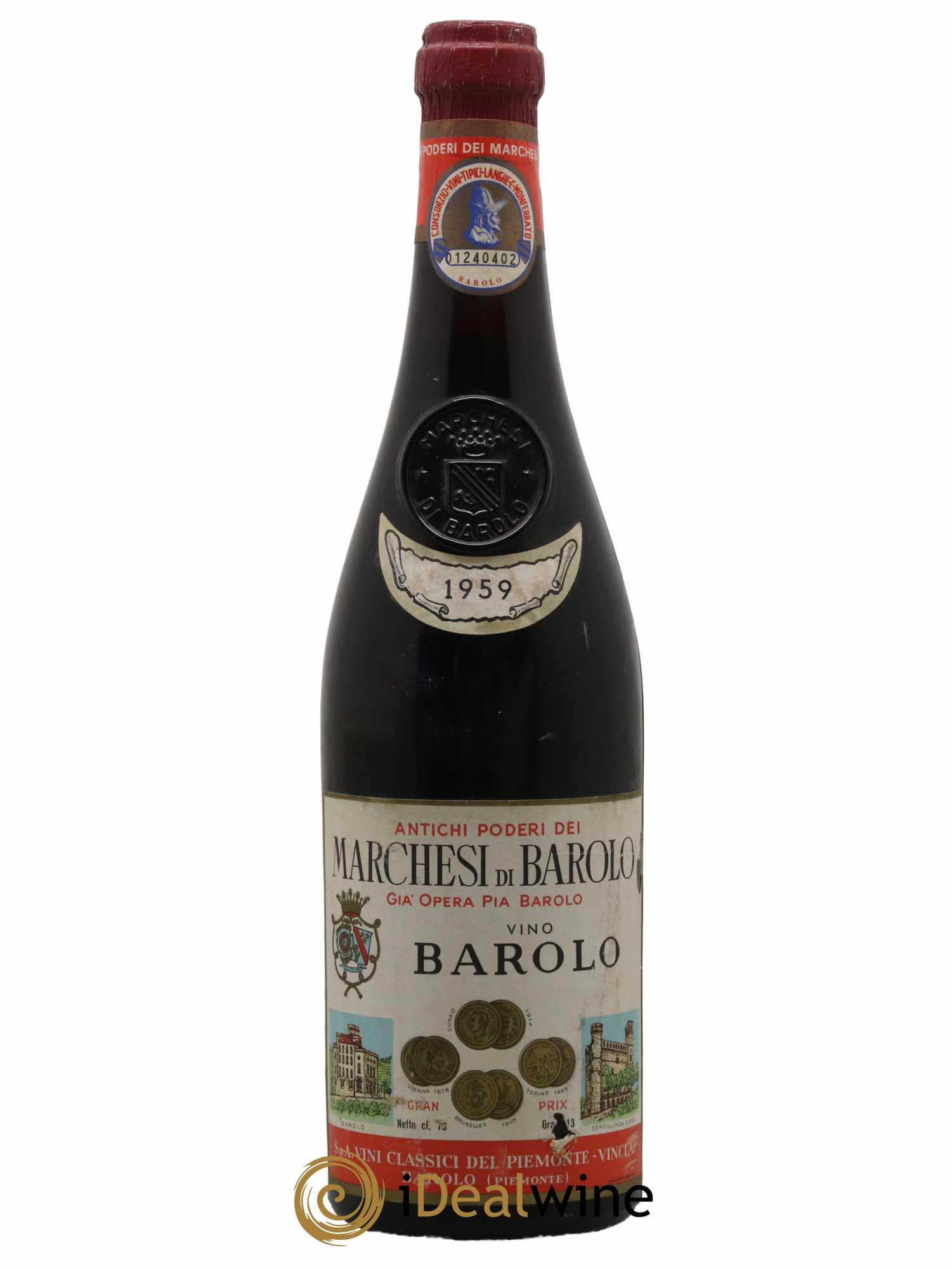 Barolo Marchesi Di Barolo 1959 - Lot de 1 bouteille - 0