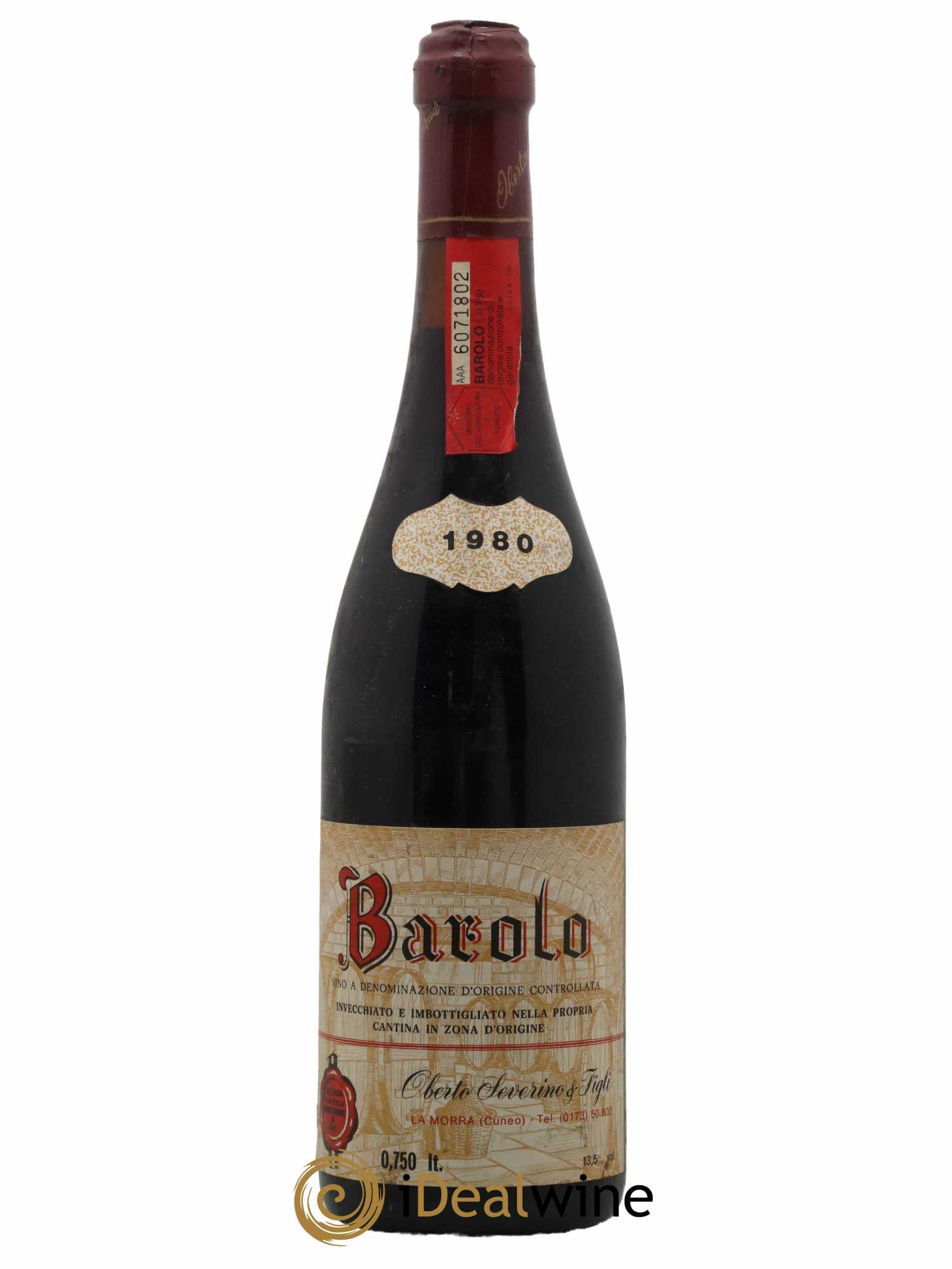 Barolo Oberto Severino 1980 - Lot de 1 bouteille - 0