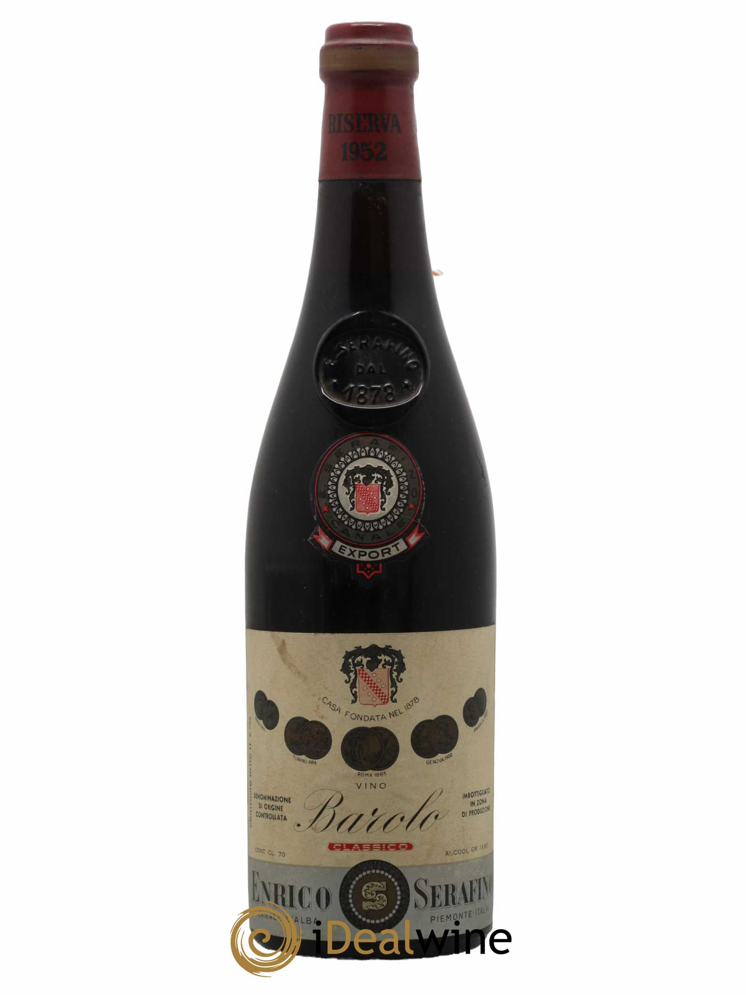 Barolo Riserva Enrico Serafino 1952 - Lot de 1 bouteille - 0