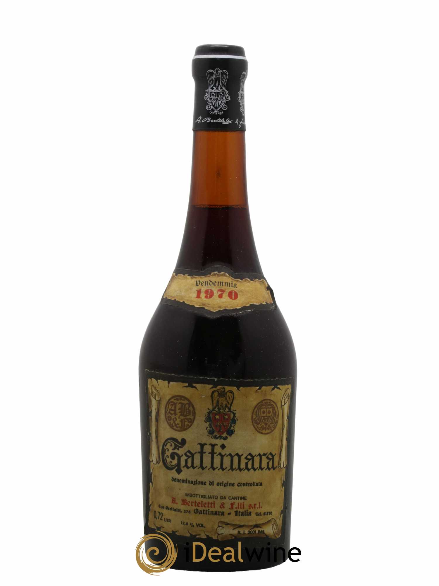 Gattinara DOCG Berteletti 1970 - Lot de 1 bouteille - 0