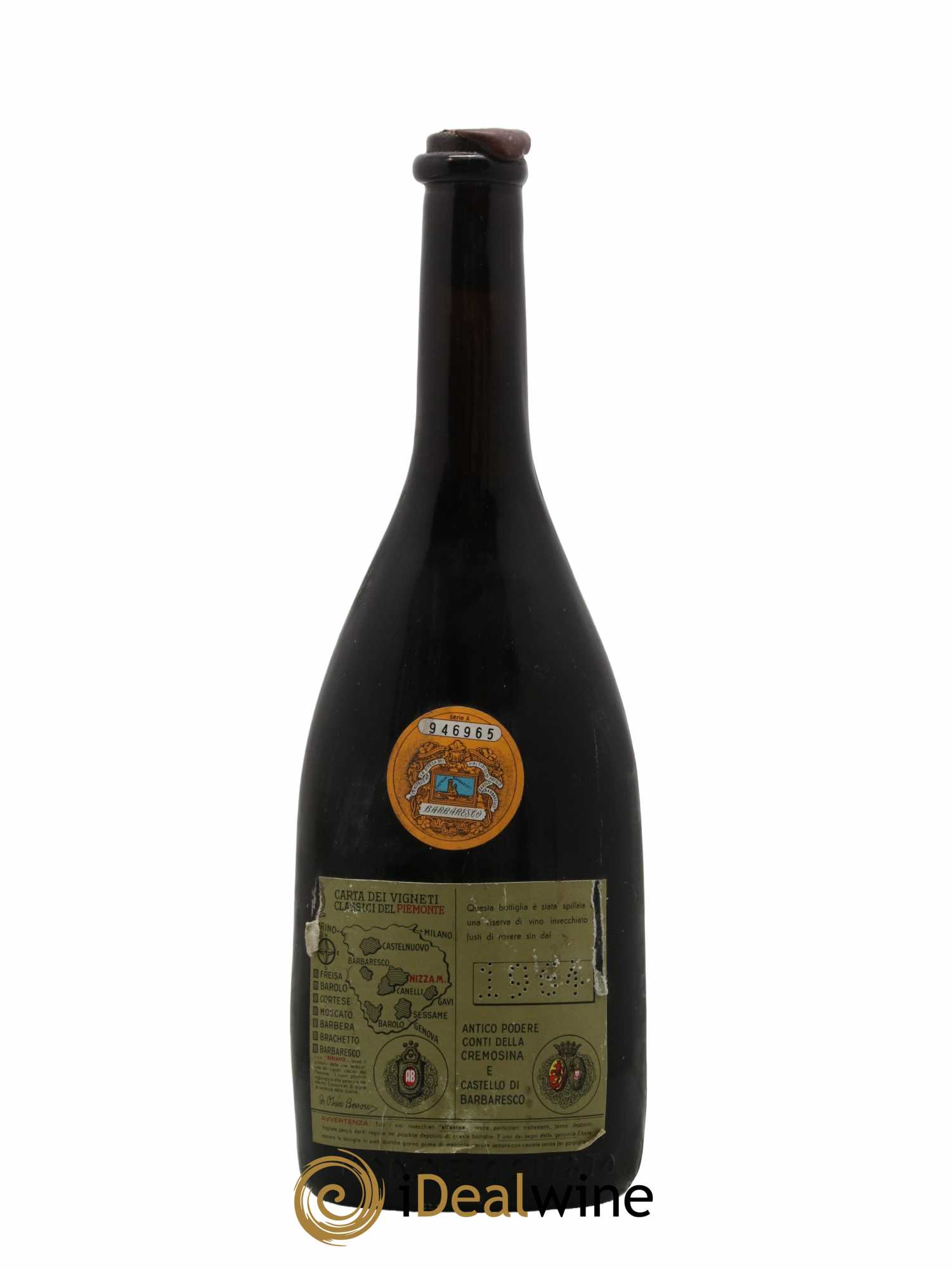 Barbaresco DOCG Bersano 1964 - Lot de 1 bouteille - 1