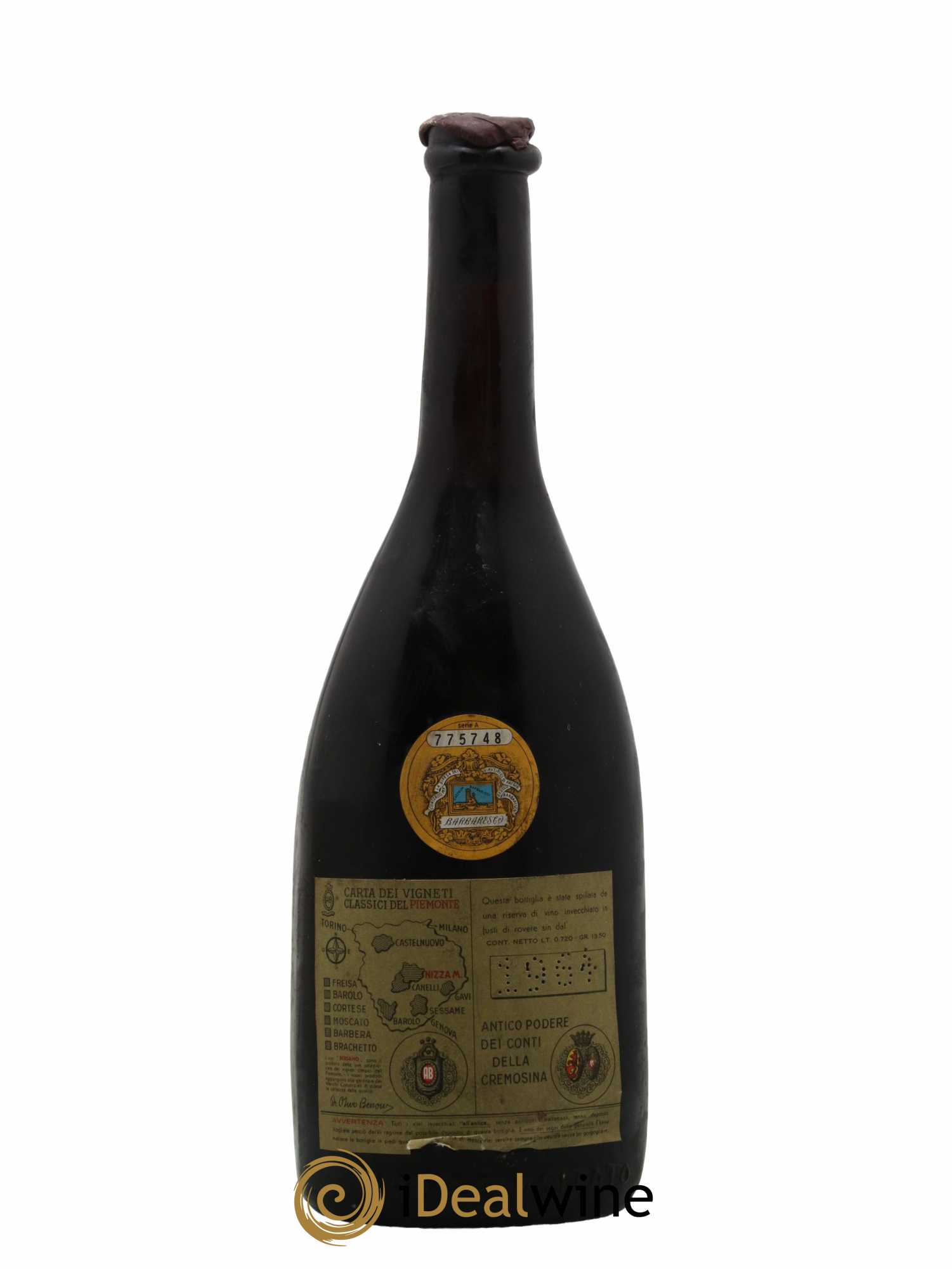 Barbaresco DOCG Bersano 1964 - Lot of 1 bottle - 1