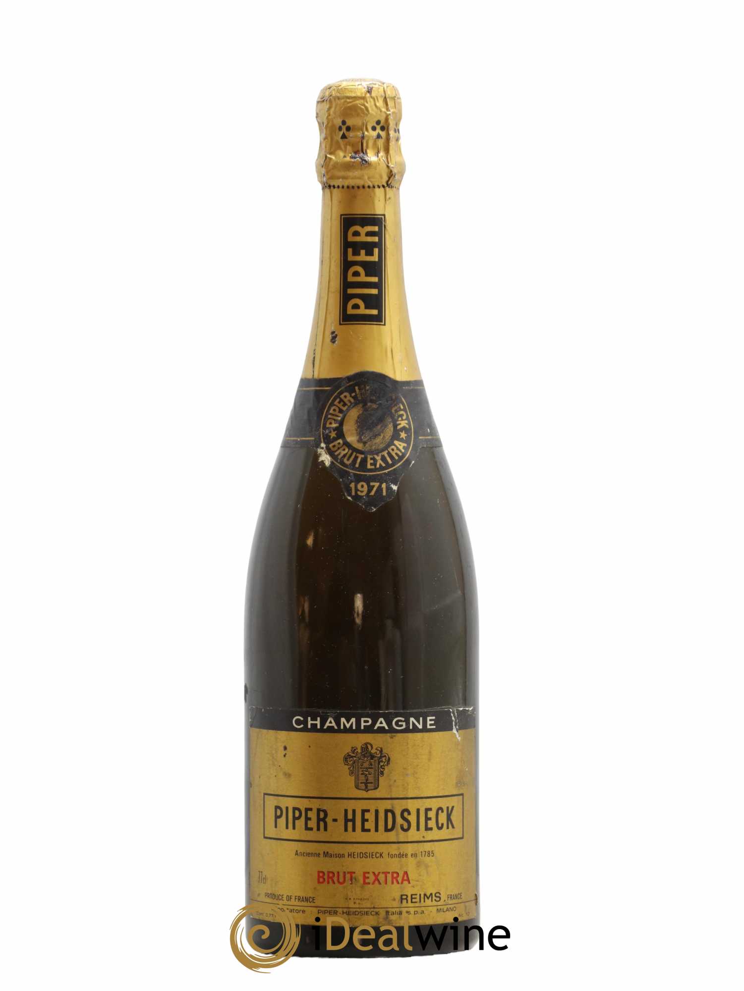 Extra-Brut Piper Heidsieck 1971 - Lot de 1 bouteille - 0