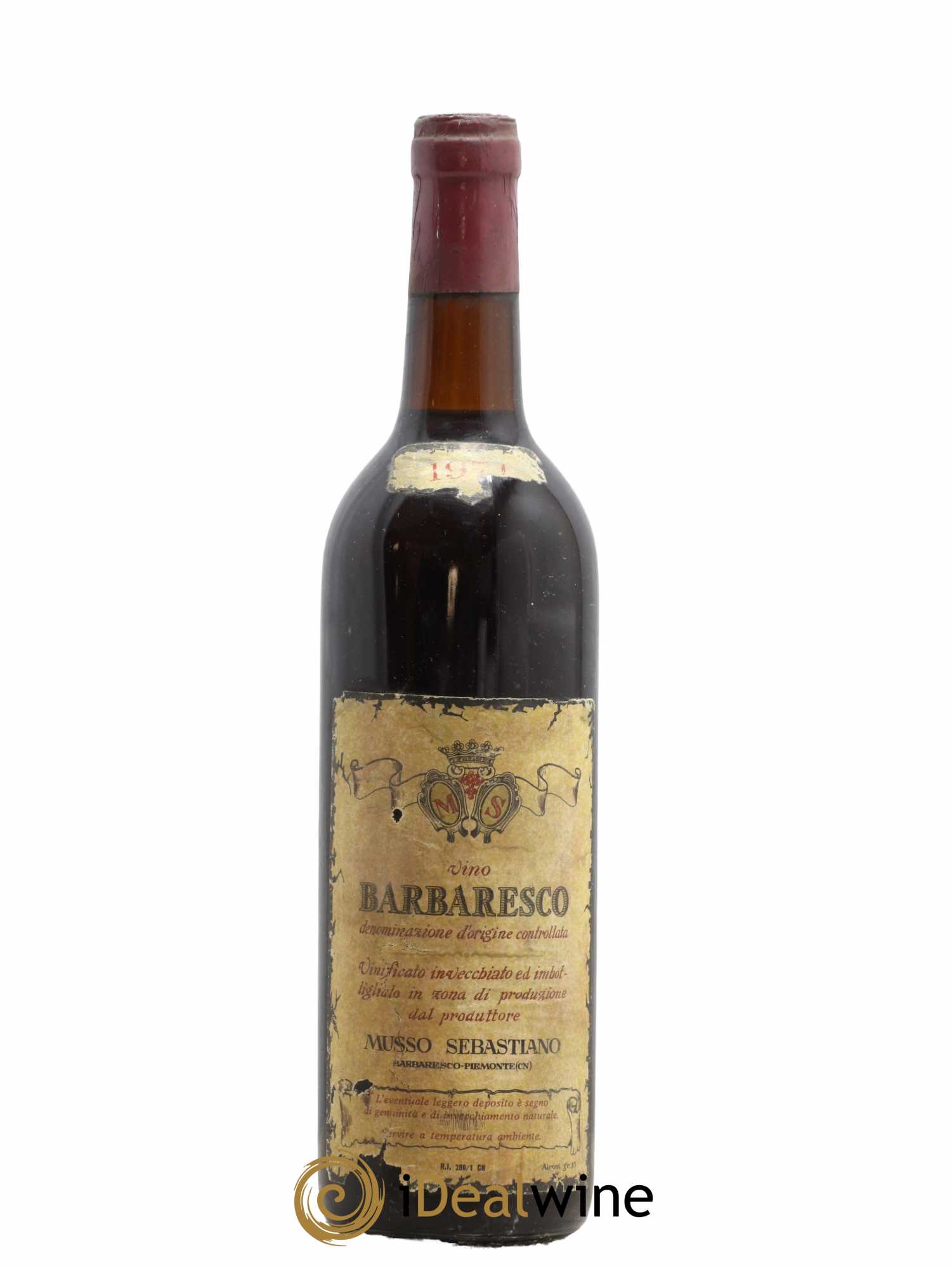 Barbaresco DOCG Musso Sebastiano 1971 - Posten von 1 Flasche - 0