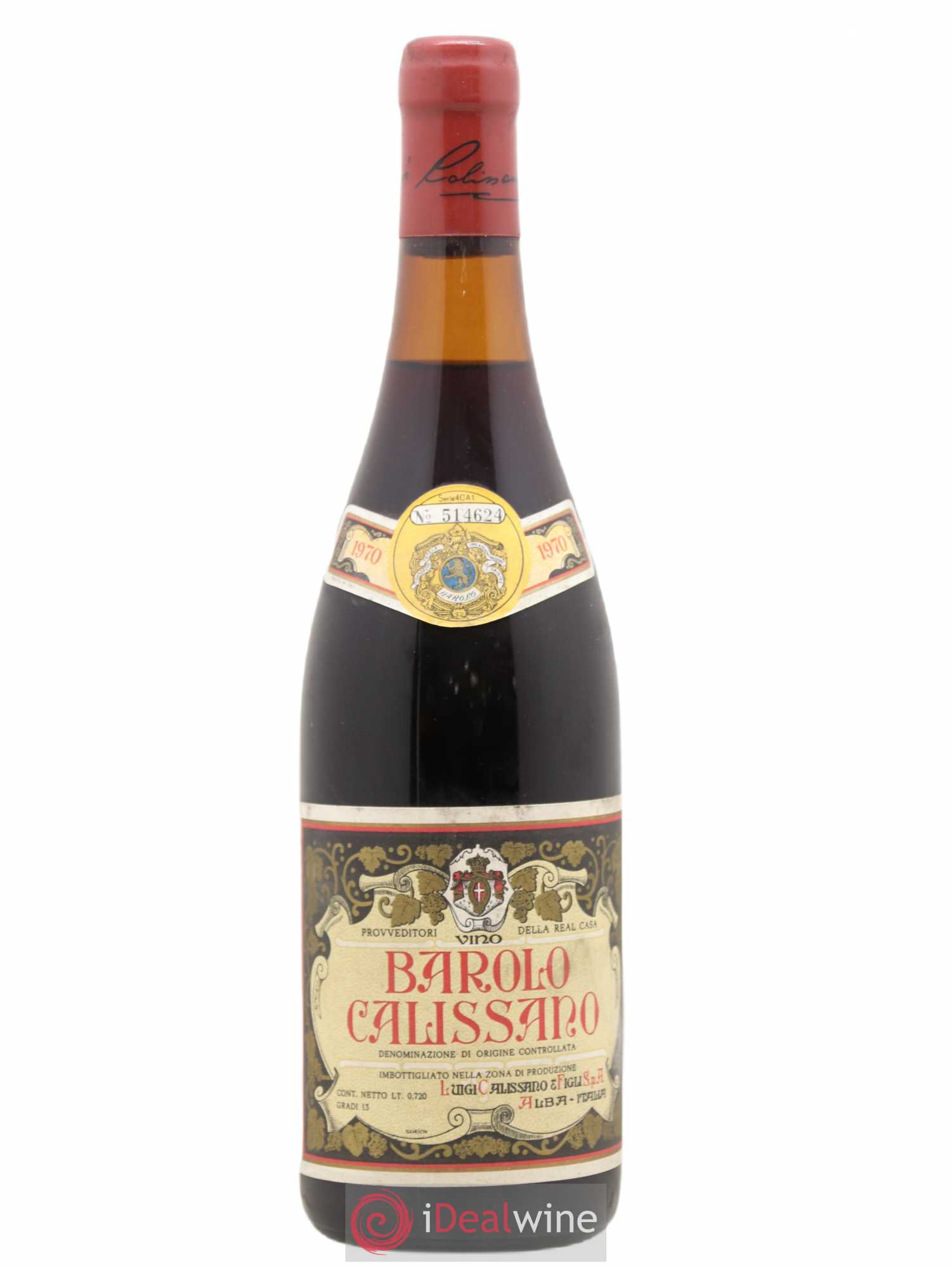 Barolo Calissano 1970 - Lot de 1 bouteille - 0