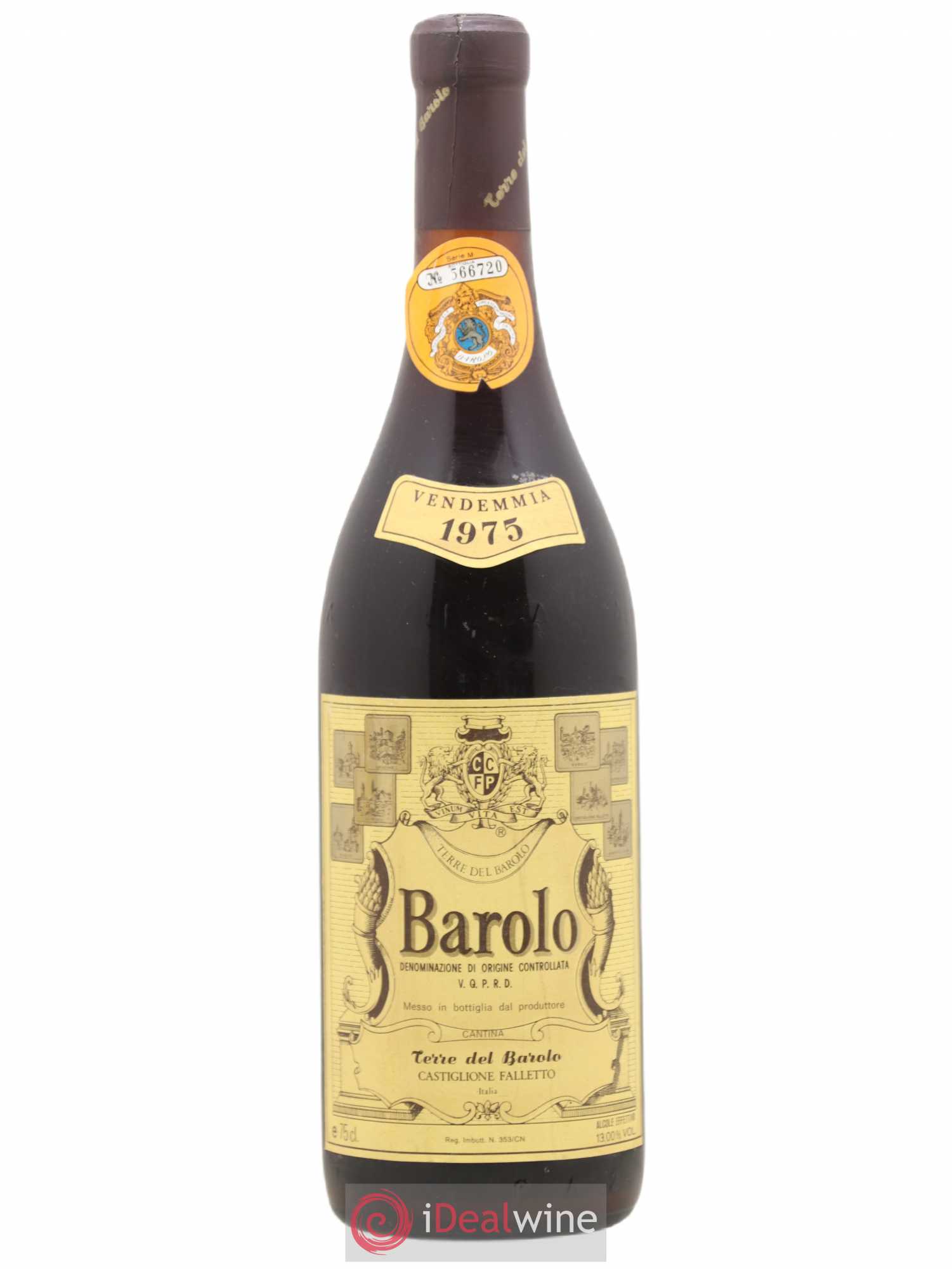 Barolo Terre Del Barolo 1975 - Lot de 1 bouteille - 0