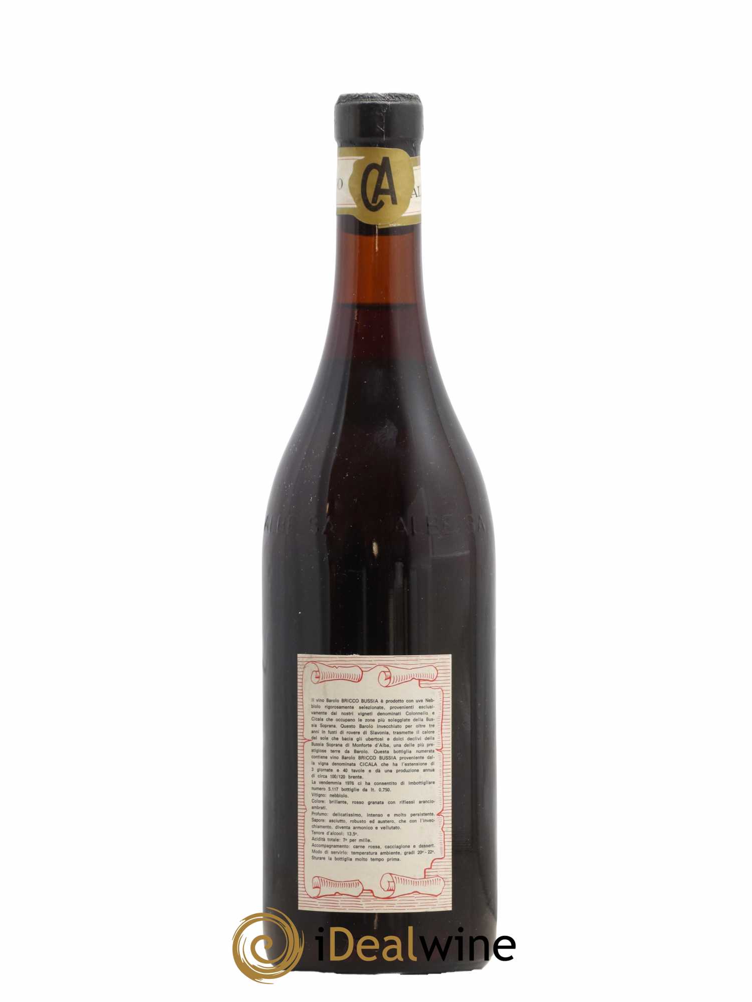 Barolo DOCG Bussia Cicala Aldo Conterno 1976 - Lot de 1 bouteille - 1