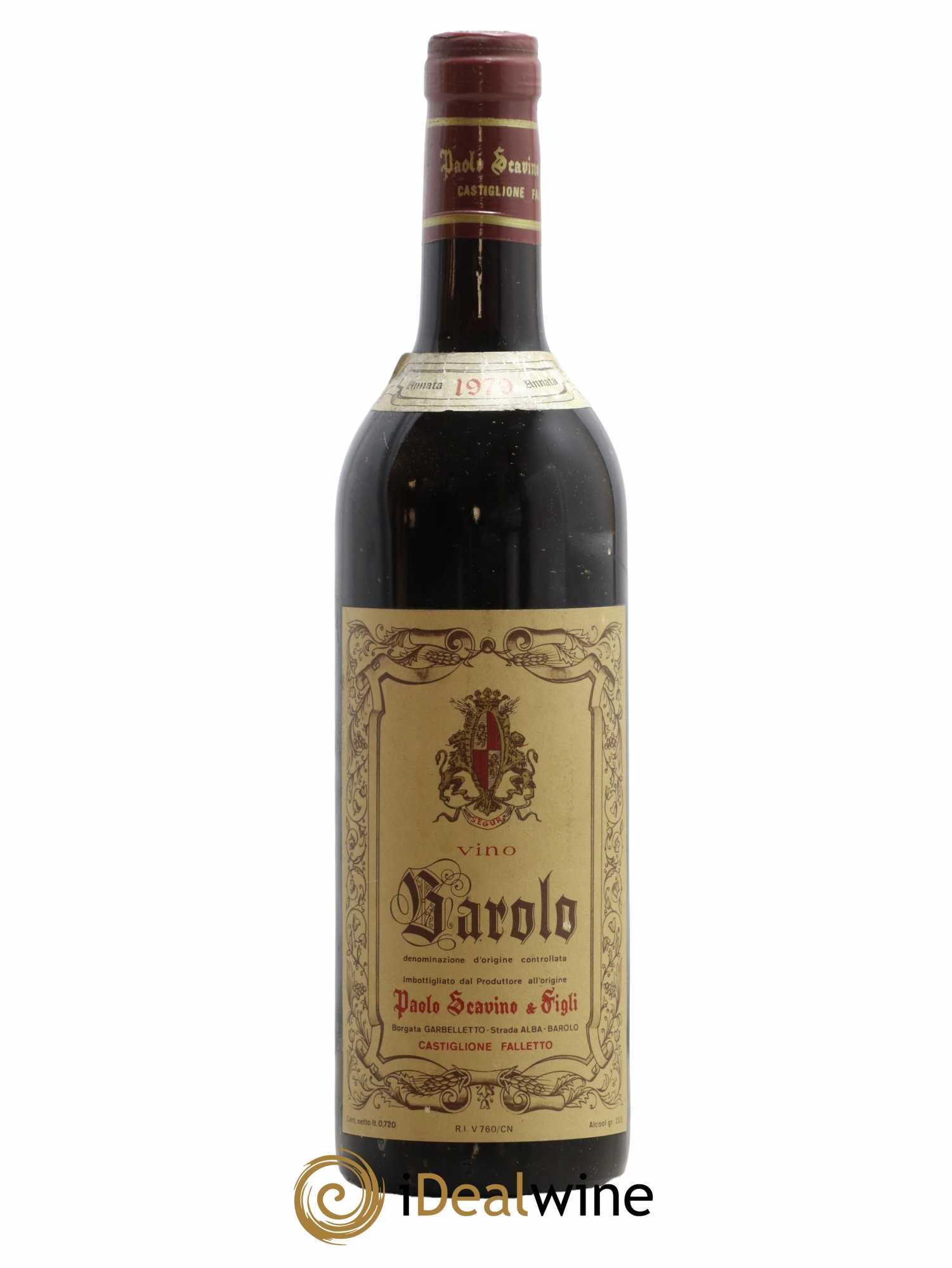 Barolo Paolo Scavino 1979 - Lot de 1 bouteille - 0