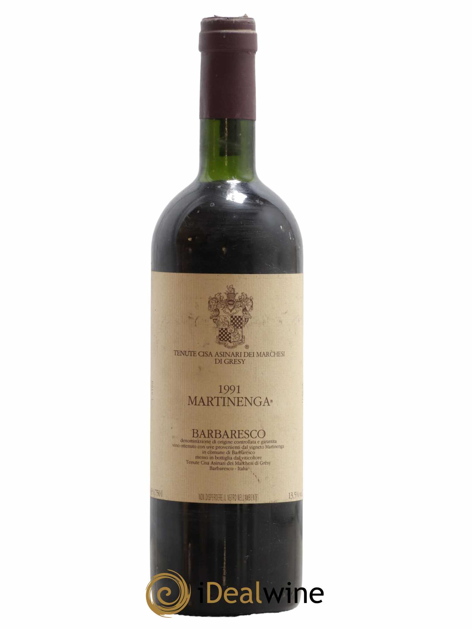 Barbaresco DOCG Martinenga Tenute Cisa Asinari dei Marchesi di Grésy 1991 - Lot of 1 bottle - 0