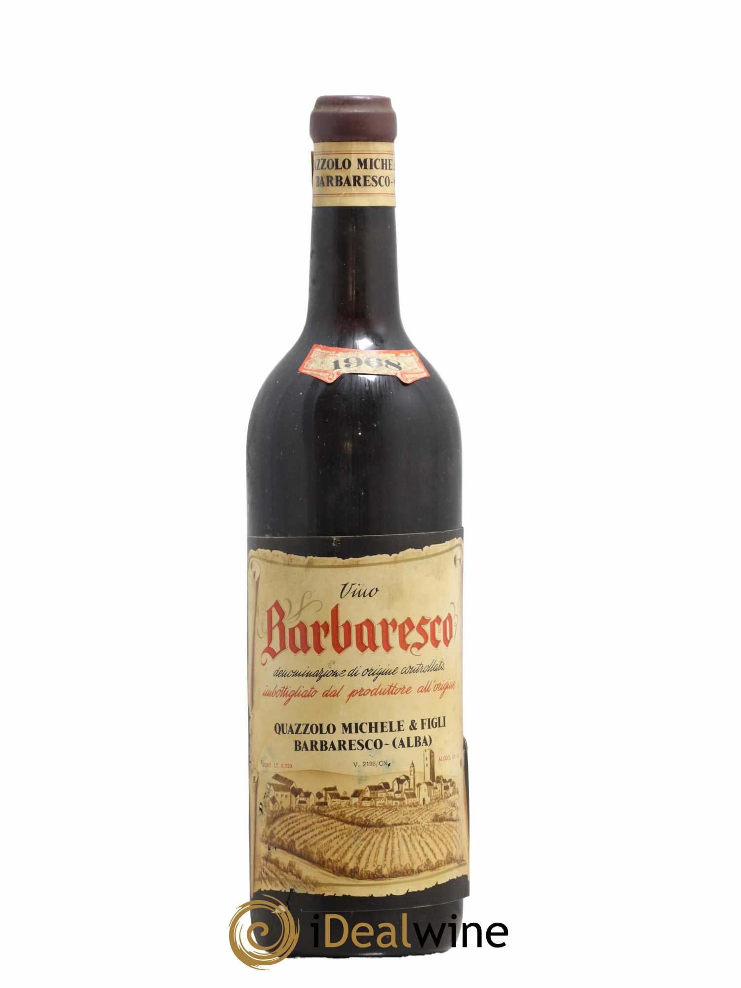 Barbaresco DOCG Quazzolo 1968 - Lot de 1 bouteille - 0