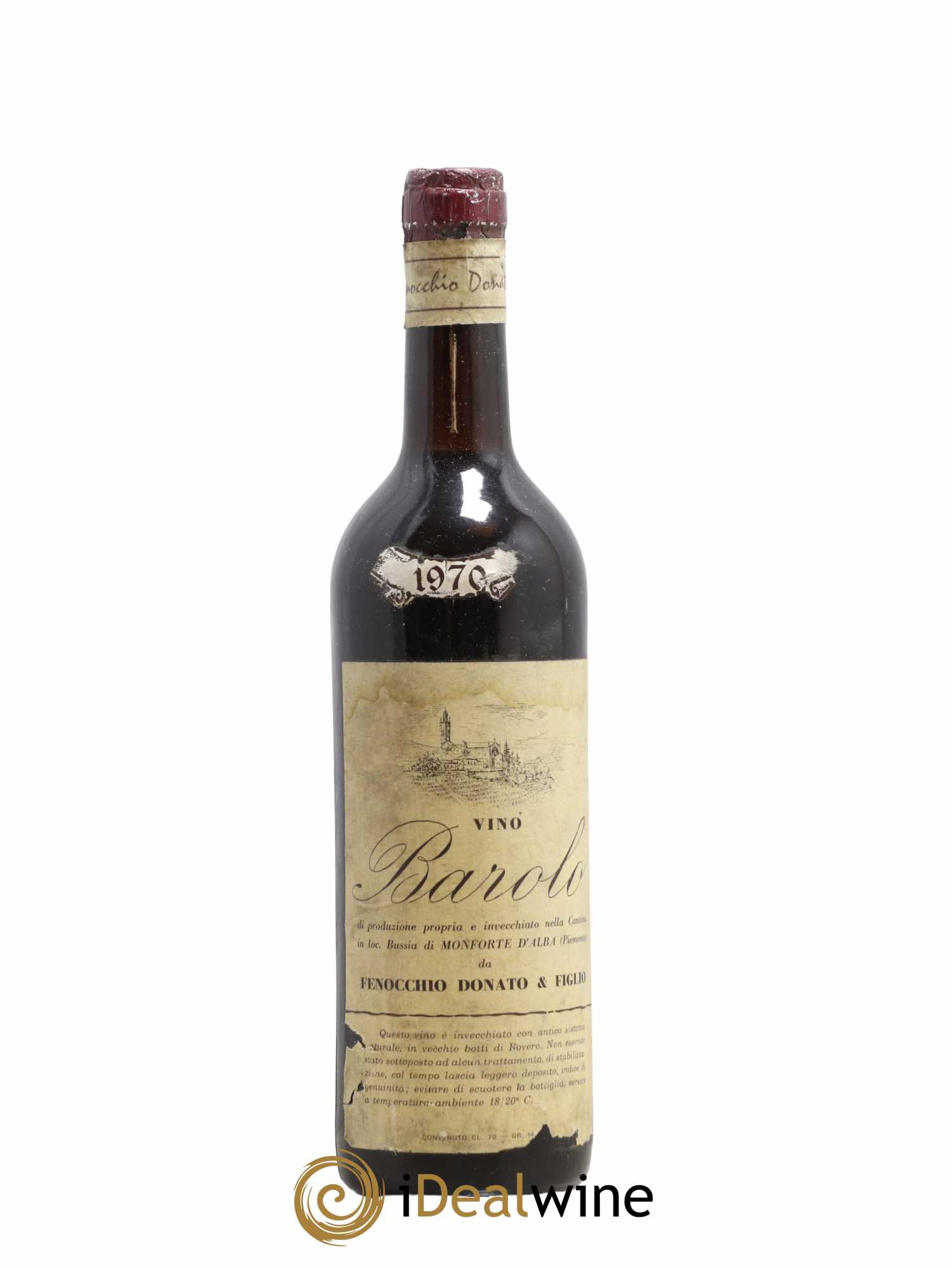 Barolo Bussia Giacomo Fenocchio 1970 - Lot de 1 bouteille - 0
