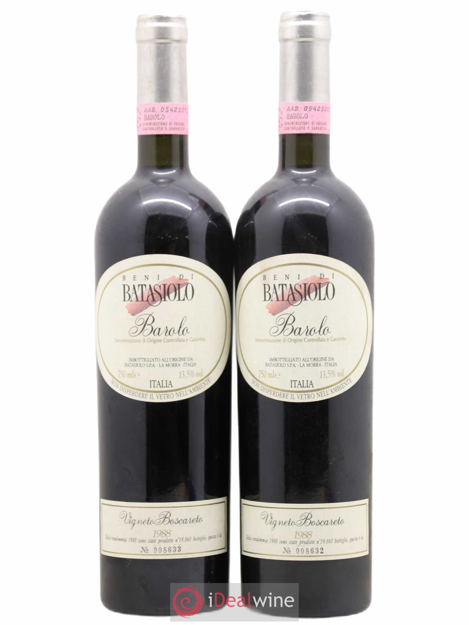 Barolo 1988 - Posten von 2 Flaschen - 0