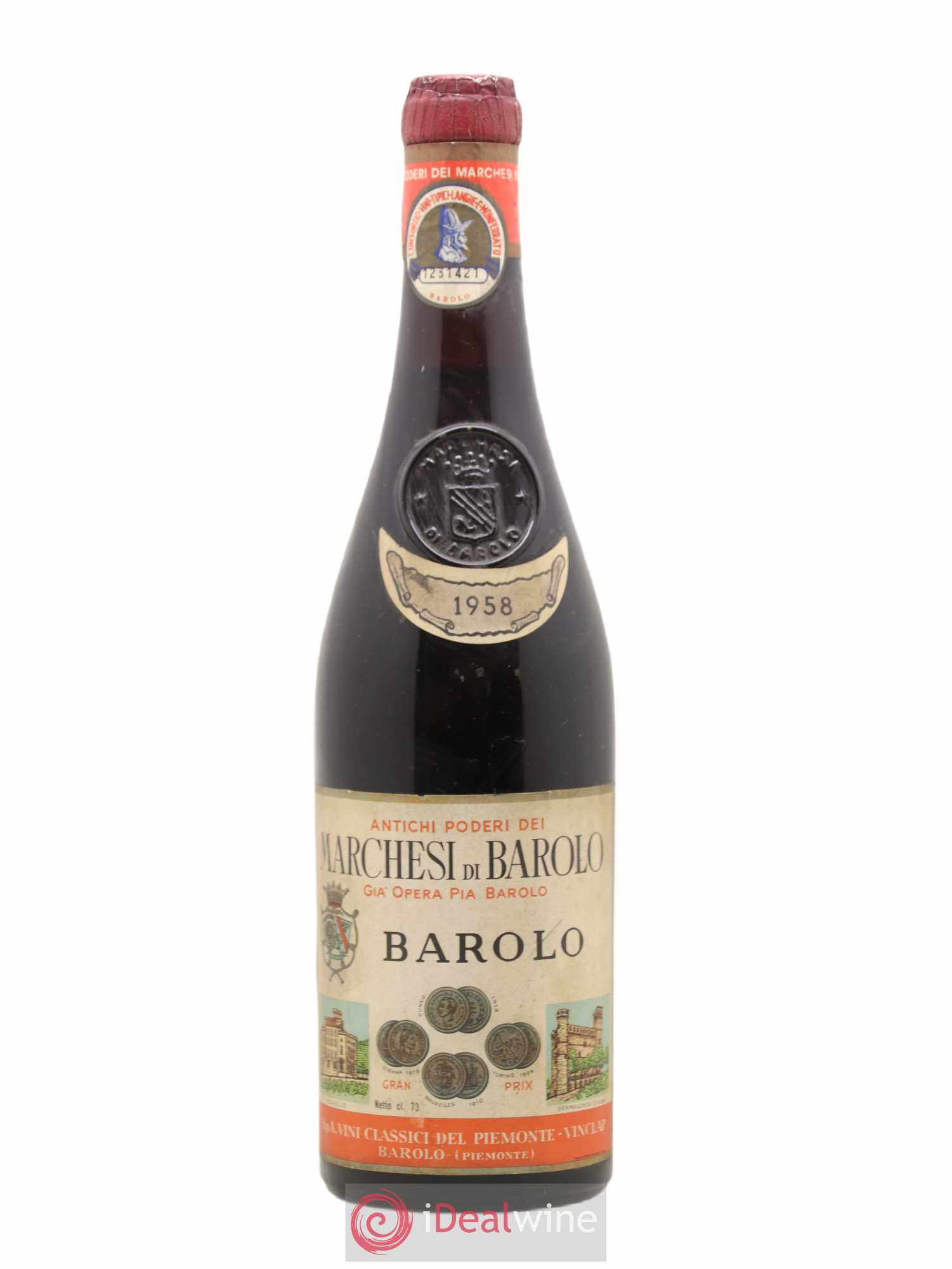 Barolo 1958 - Posten von 1 Flasche - 0