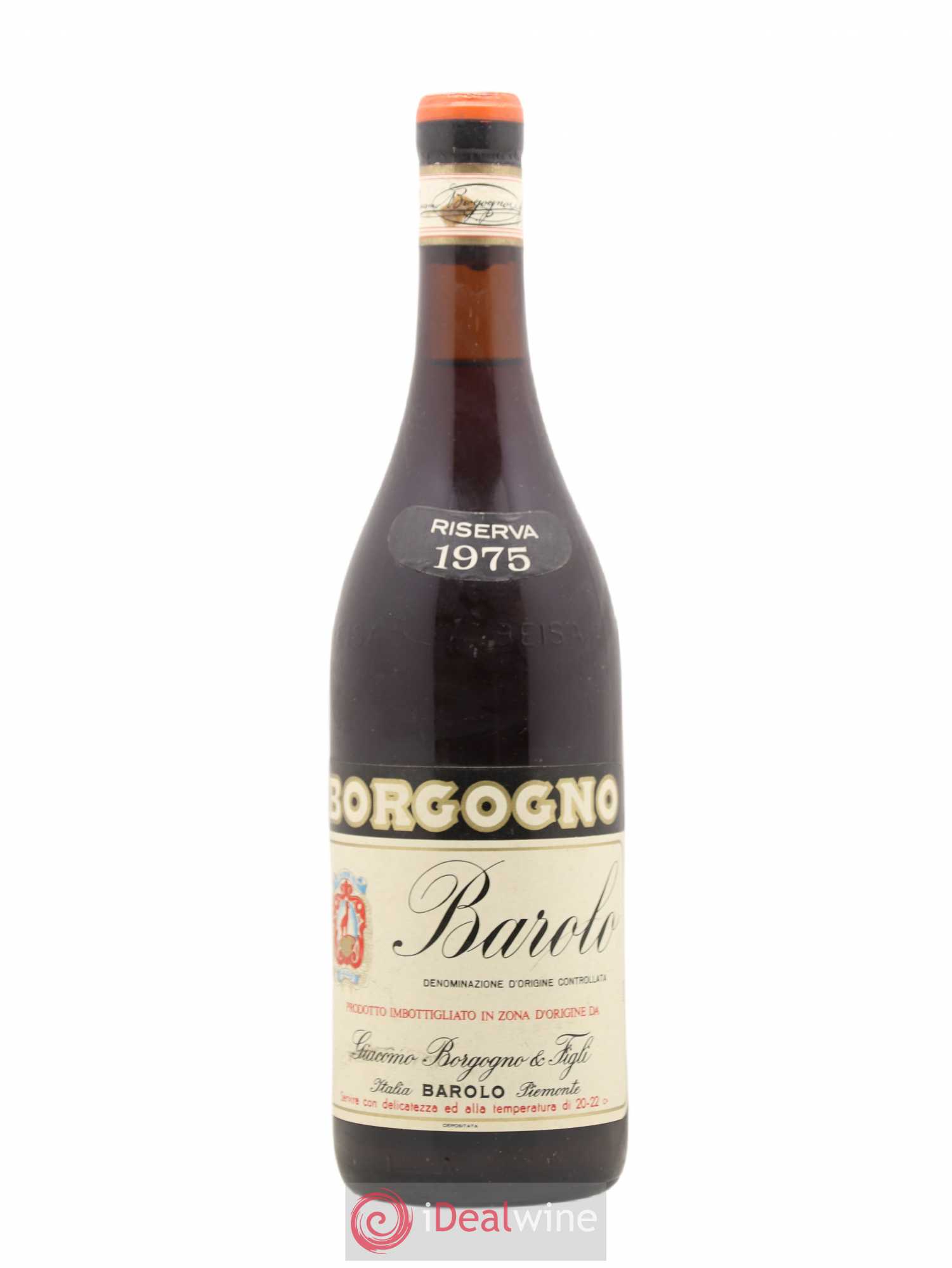 Barolo Borgogno Giacomo Riserva 1975 - Lot de 1 bouteille - 0
