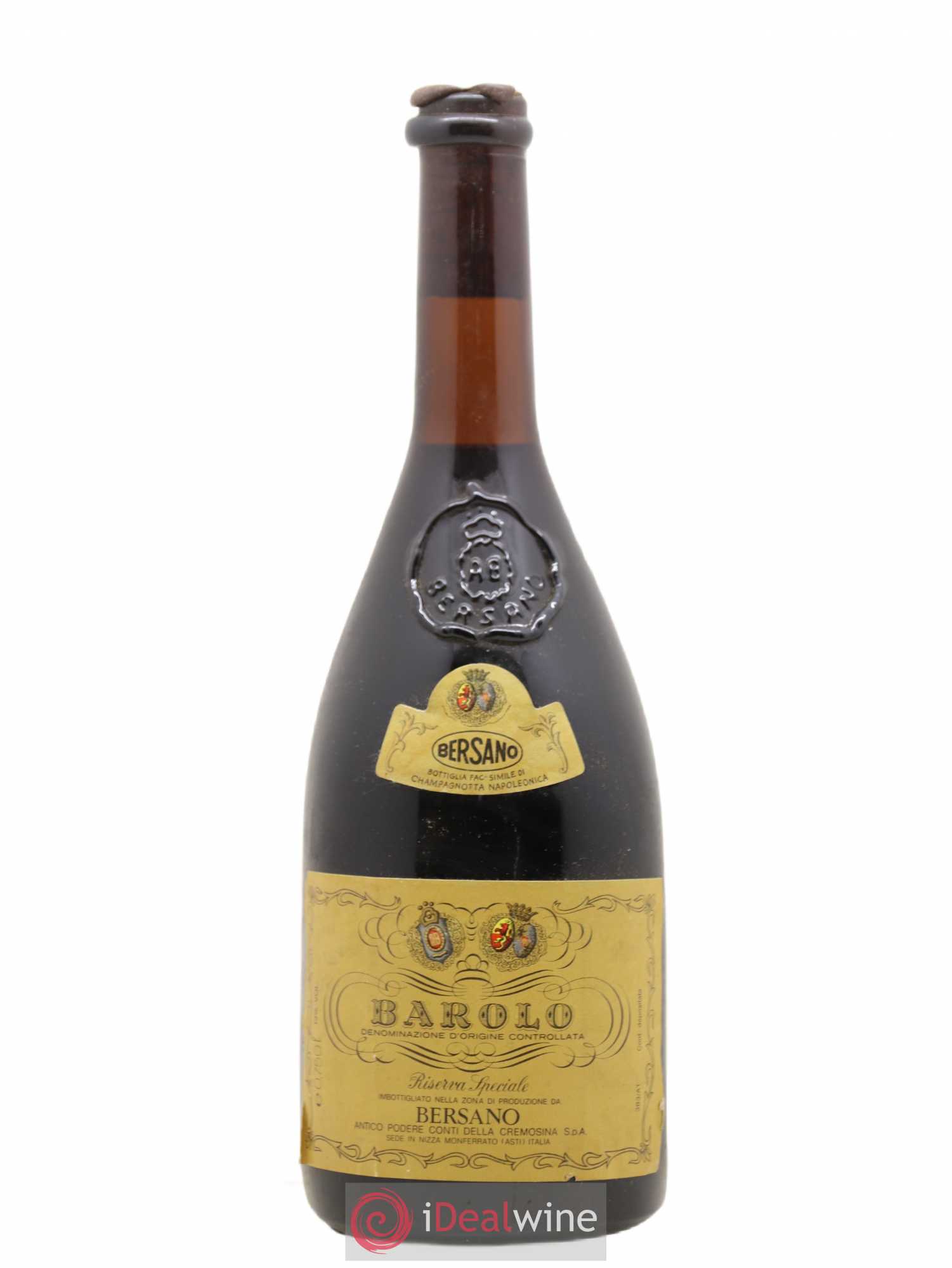 Barolo Bersano Riserva Speciale 1974 - Lot de 1 bouteille - 0