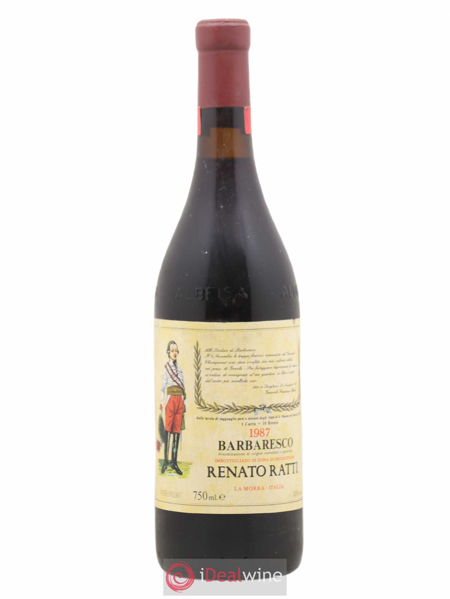 Barbaresco DOCG Renato Ratti 1987 - Posten von 1 Flasche - 0