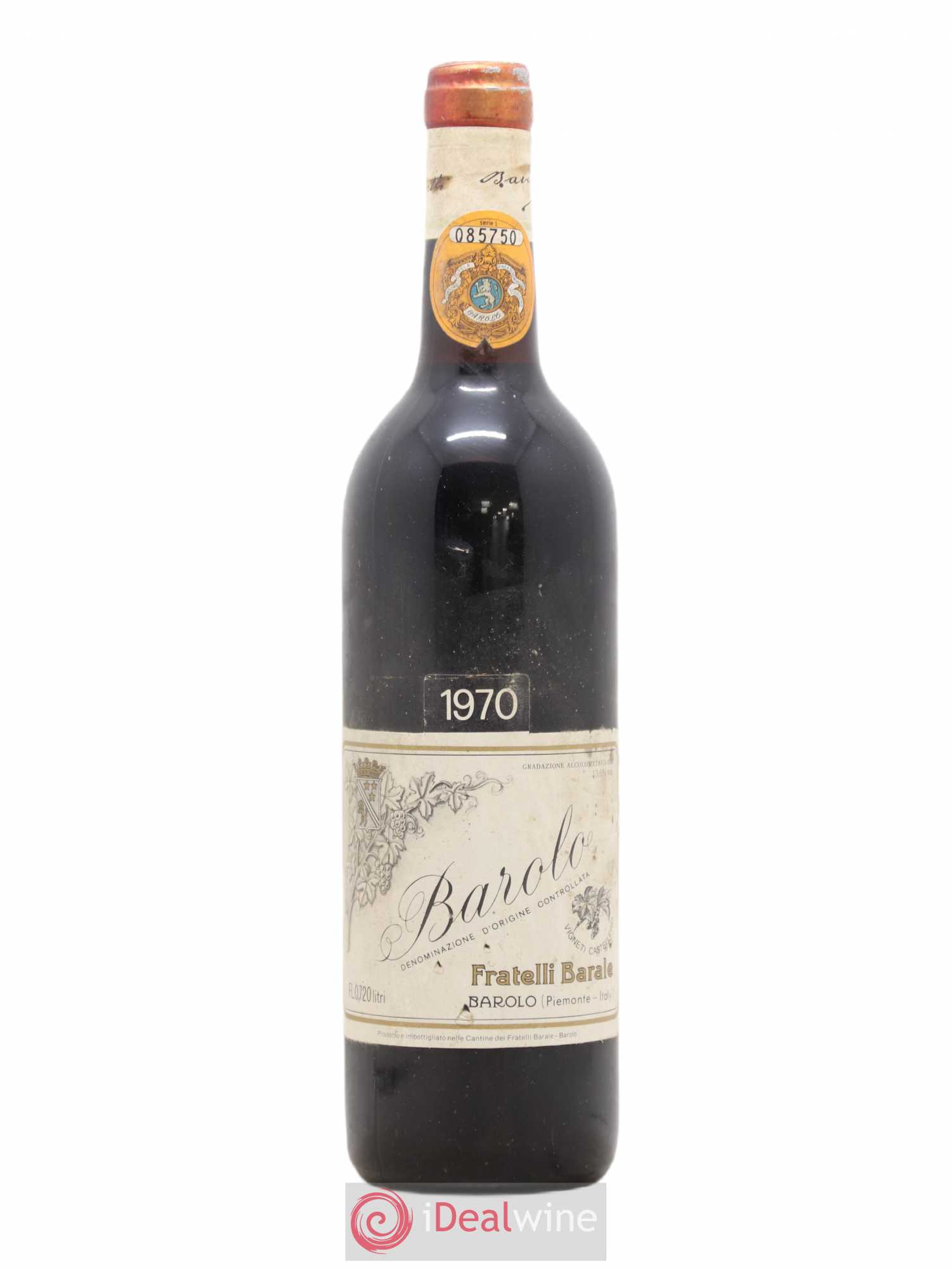 Barolo Fratelli Barale 1970 - Lot de 1 bouteille - 0