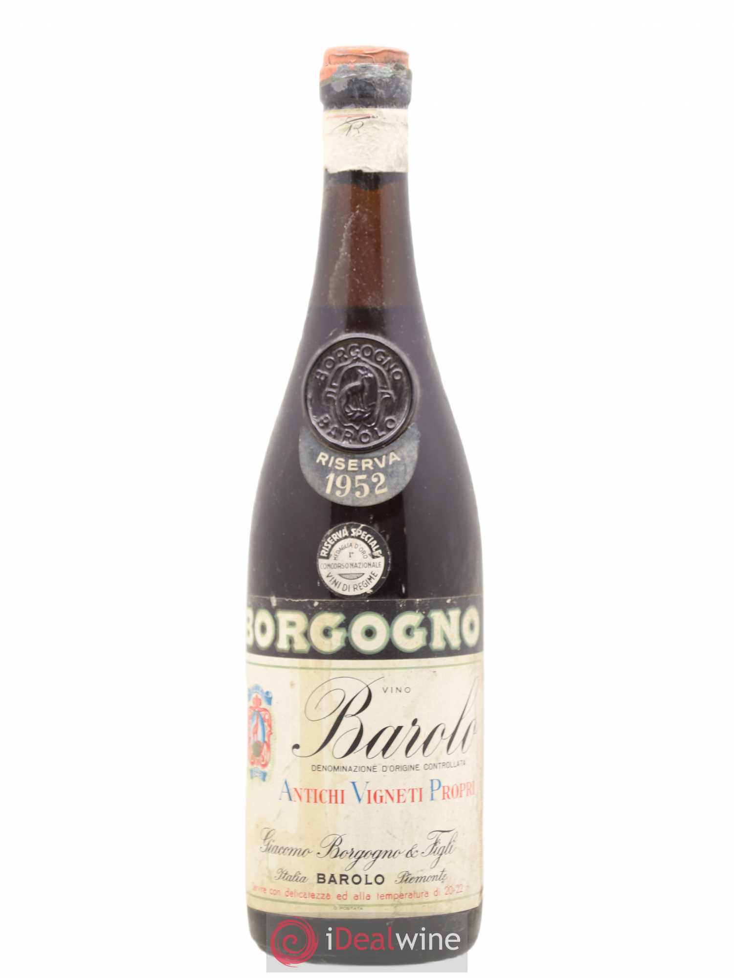 Barolo Riserva Borgogno Giacomo 1952 - Posten von 1 Flasche - 0