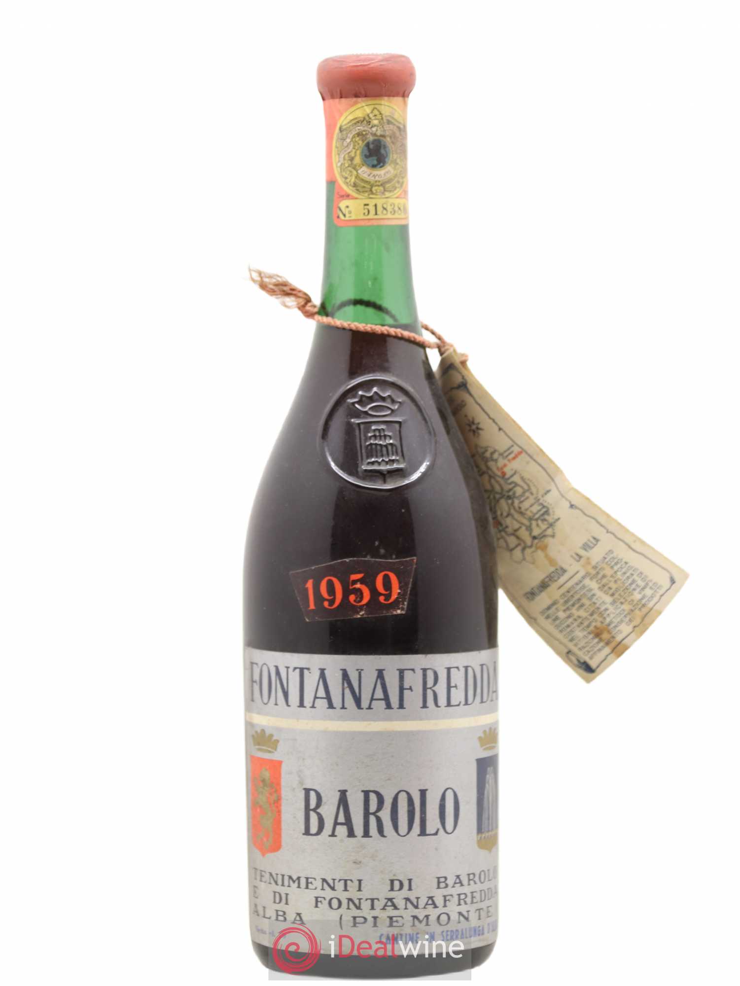 Barolo Fontanafredda 1959 - Lot de 1 bouteille - 0