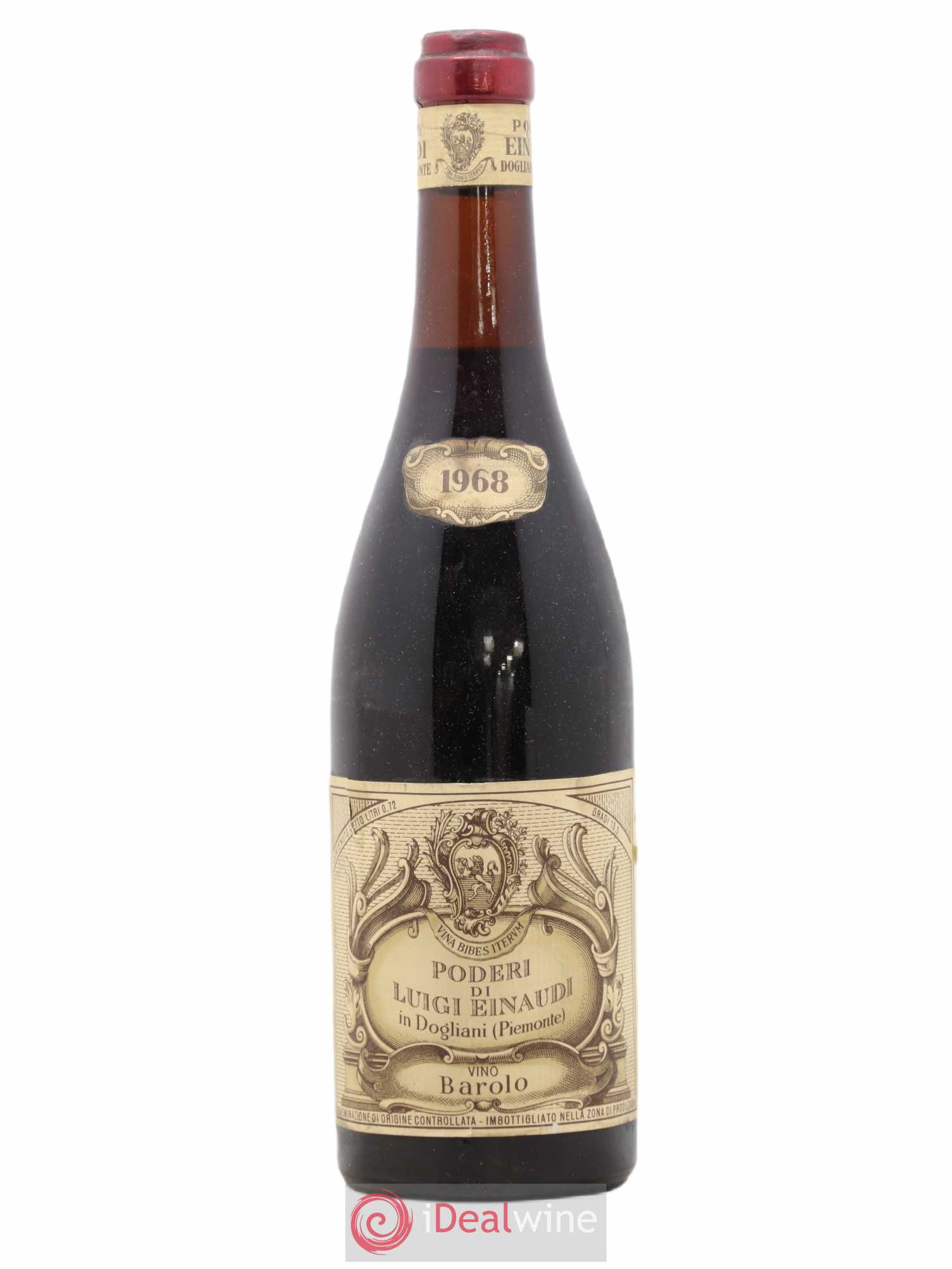 Barolo Luigi Einaudi 1968 - Posten von 1 Flasche - 0