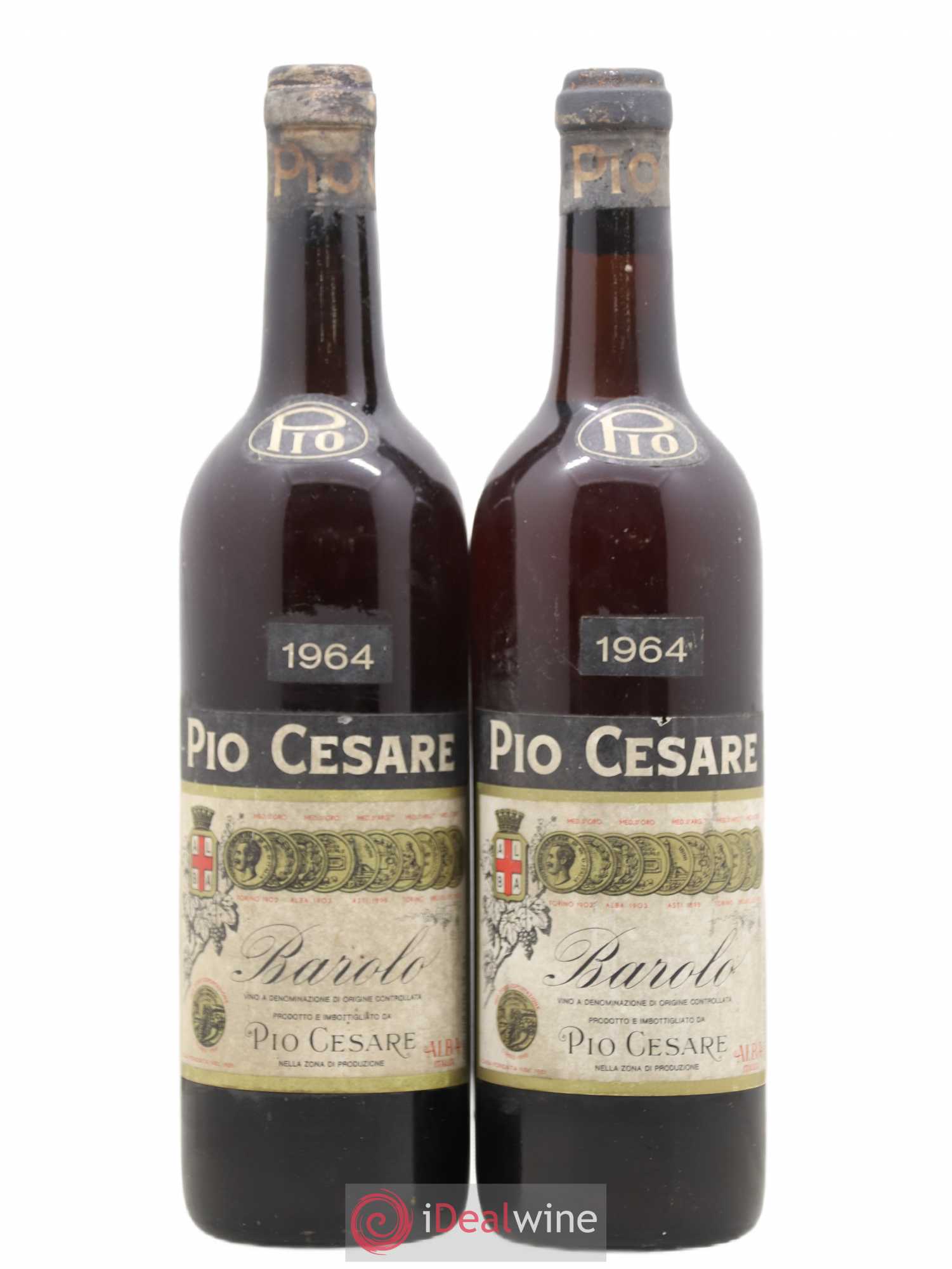 Barolo Pio Cesare 1964 - Lot de 2 bouteilles - 0