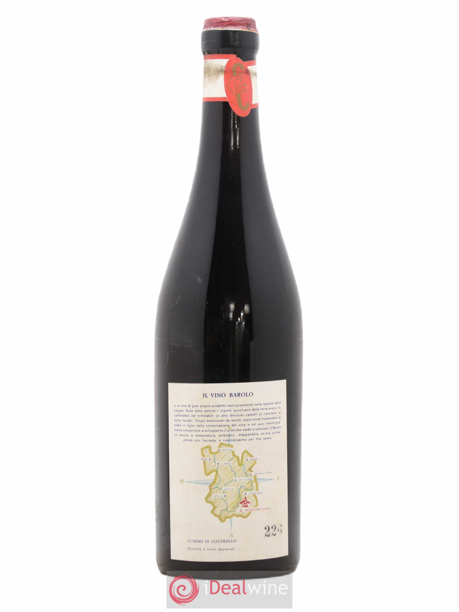 Barolo DOCG Giacomo Conterno 1958 - Lot de 1 bouteille - 1