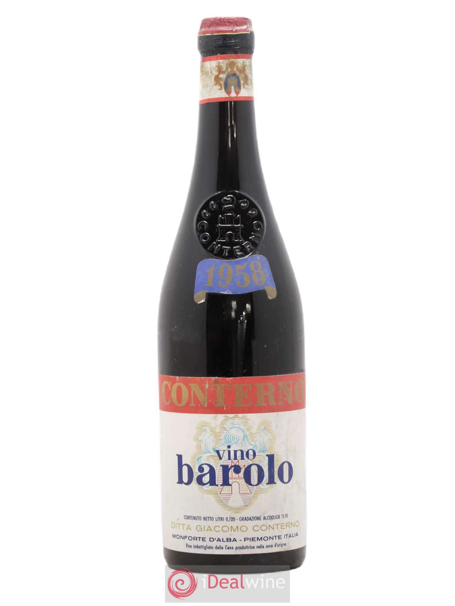 Barolo DOCG Giacomo Conterno 1958 - Lot de 1 bouteille - 0