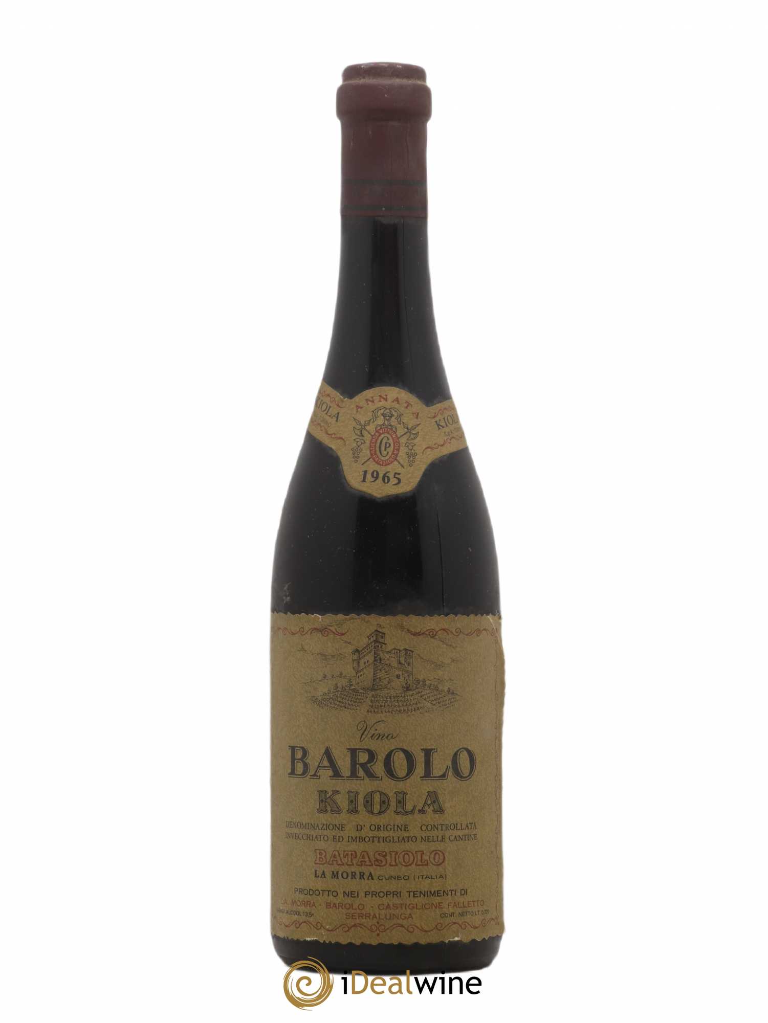 Barolo Kiola Batasiolo 1965 - Lot de 1 bouteille - 0
