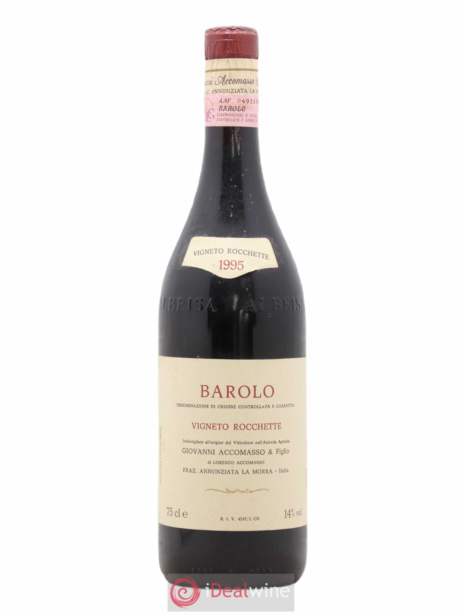 Barolo DOCG Riserva Vigneto Rocchette Lorenzo Accomasso 1995 - Lot of 1 bottle - 0