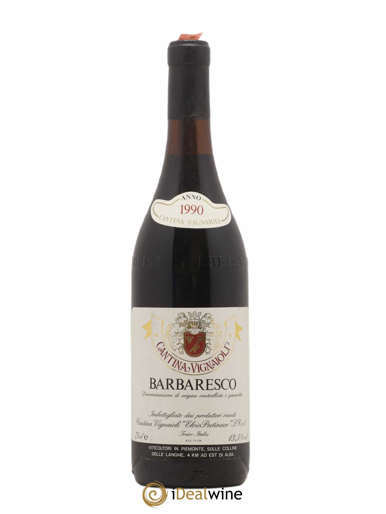 Barbaresco DOCG Cantina Dei Vignaioli 1990 - Posten von 1 Flasche - 0