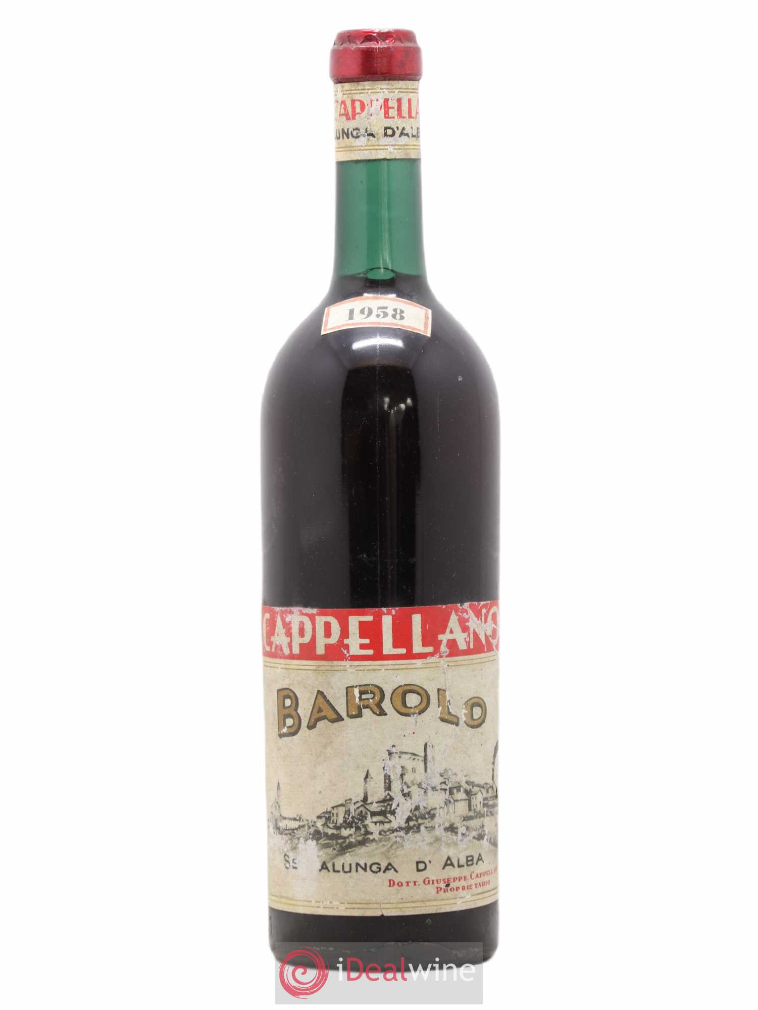 Barolo DOCG Cappellano 1958 - Lot de 1 bouteille - 0