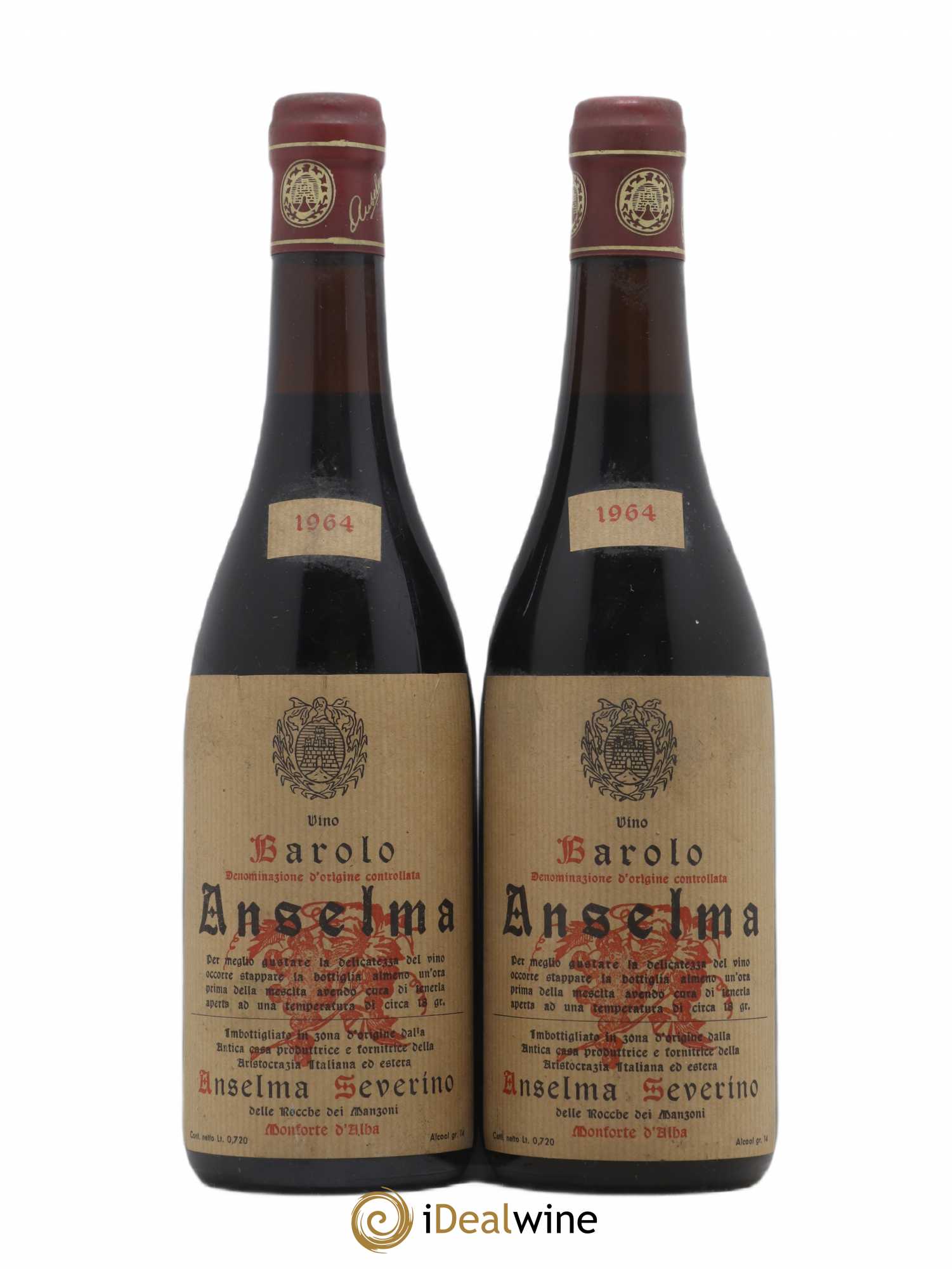 Barolo Severino Anselma 1964 - Posten von 2 Flaschen - 0