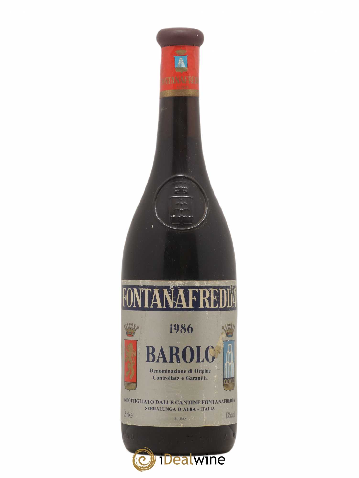 Barolo Fontanafredda 1986 - Lot de 1 bouteille - 0