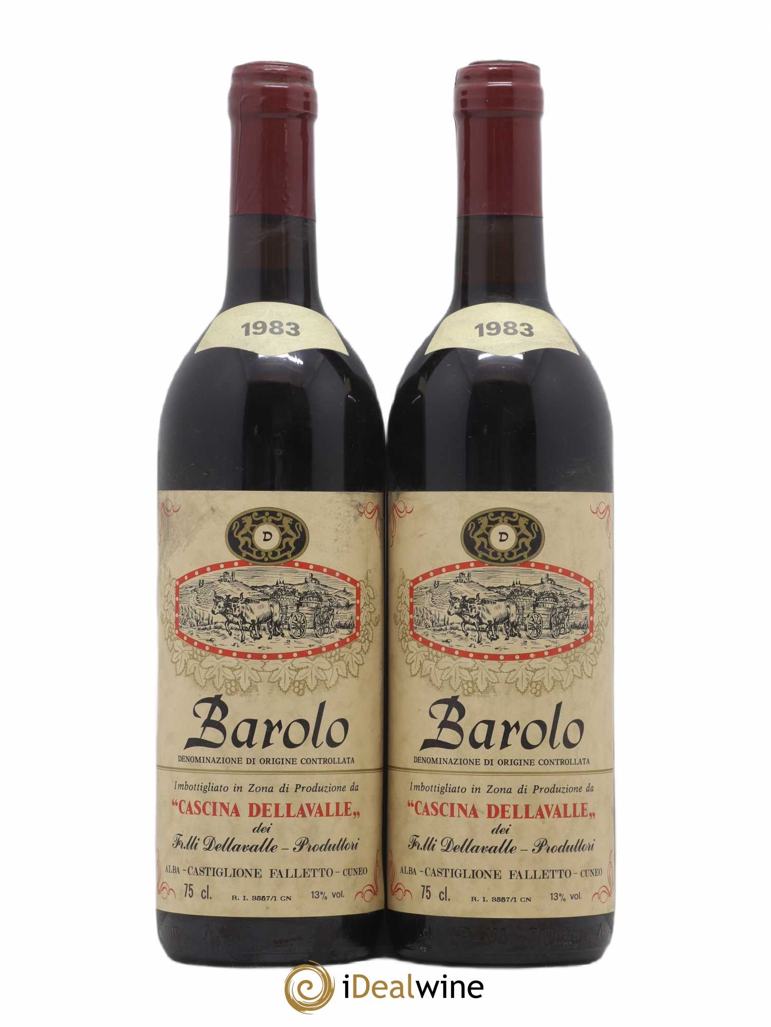 Barolo Fratelli Della Valle 1983 - Posten von 2 Flaschen - 0