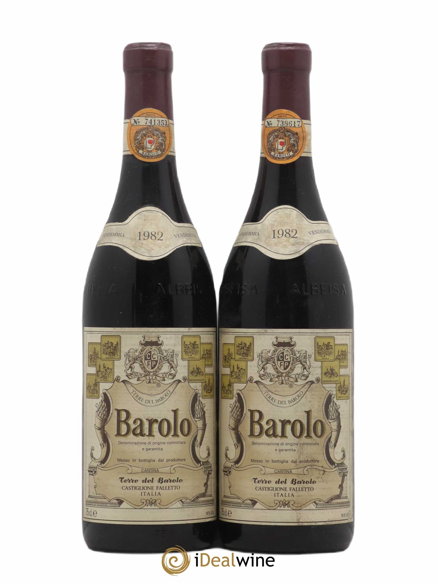 Barolo Terre Del Barolo 1982 - Lot de 2 bouteilles - 0