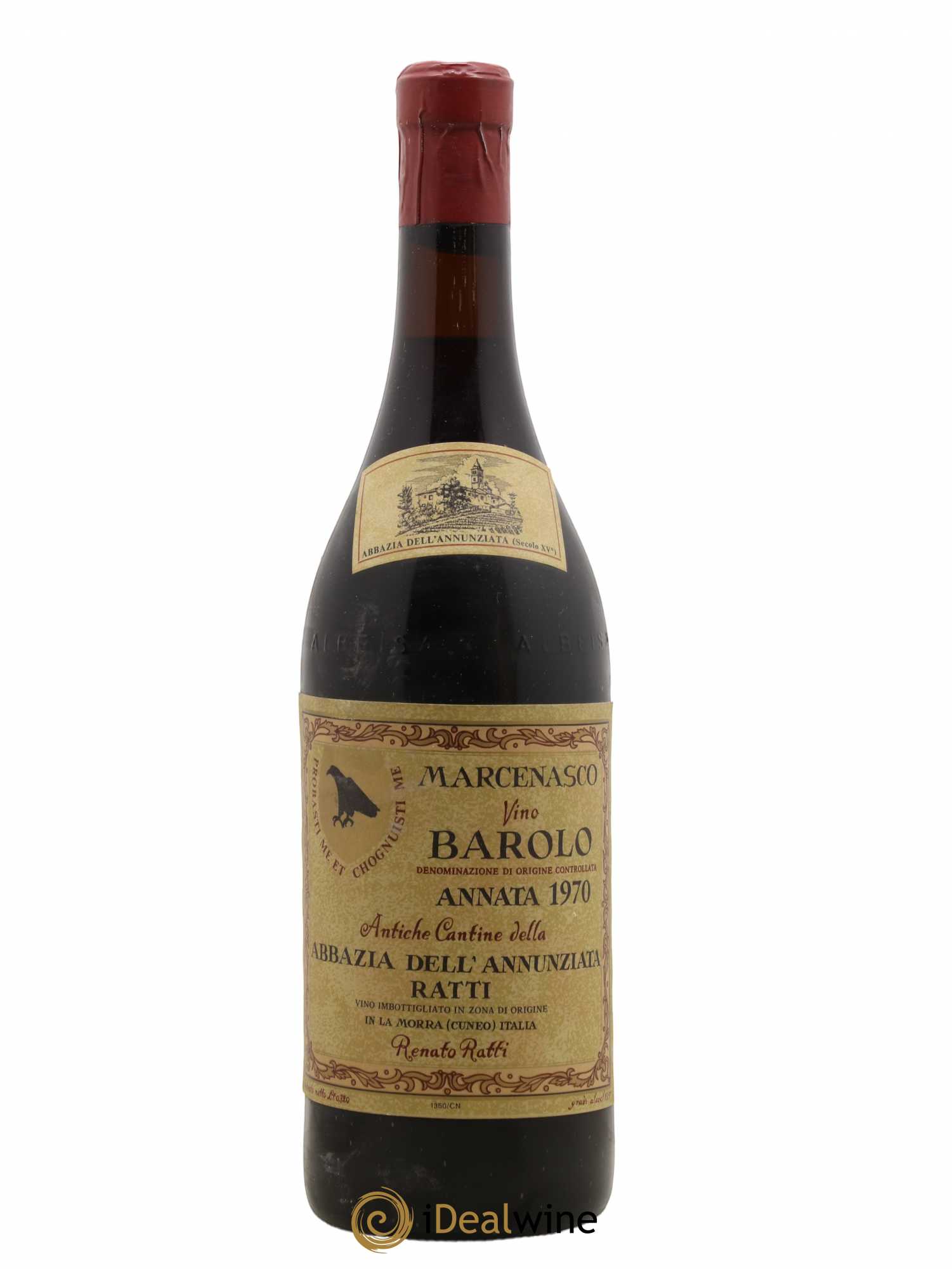 Barolo Renato Ratti Abbazia Dell'Annunziata 1970 - Posten von 1 Flasche - 0