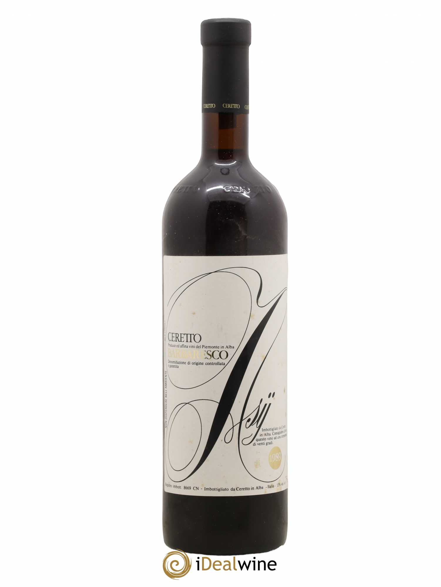 Barbaresco DOCG Cerretto Asij 1989 - Posten von 1 Flasche - 0