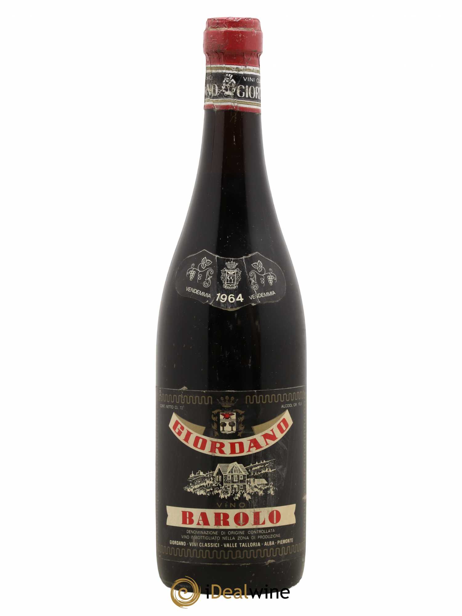 Barolo Giordano 1964 - Lot de 1 bouteille - 0