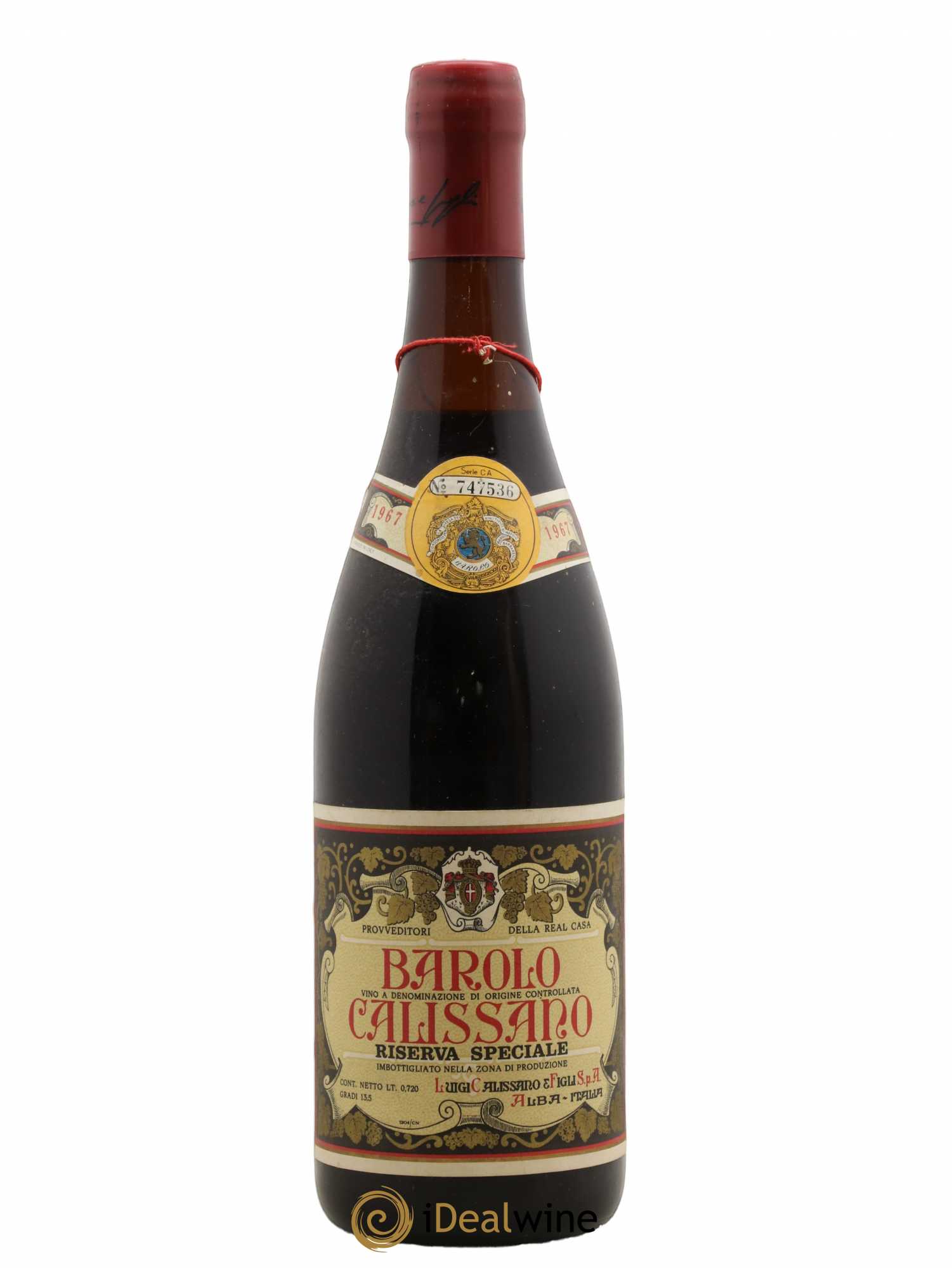 Barolo Calissano Riserva Speciale 1967 - Posten von 1 Flasche - 0