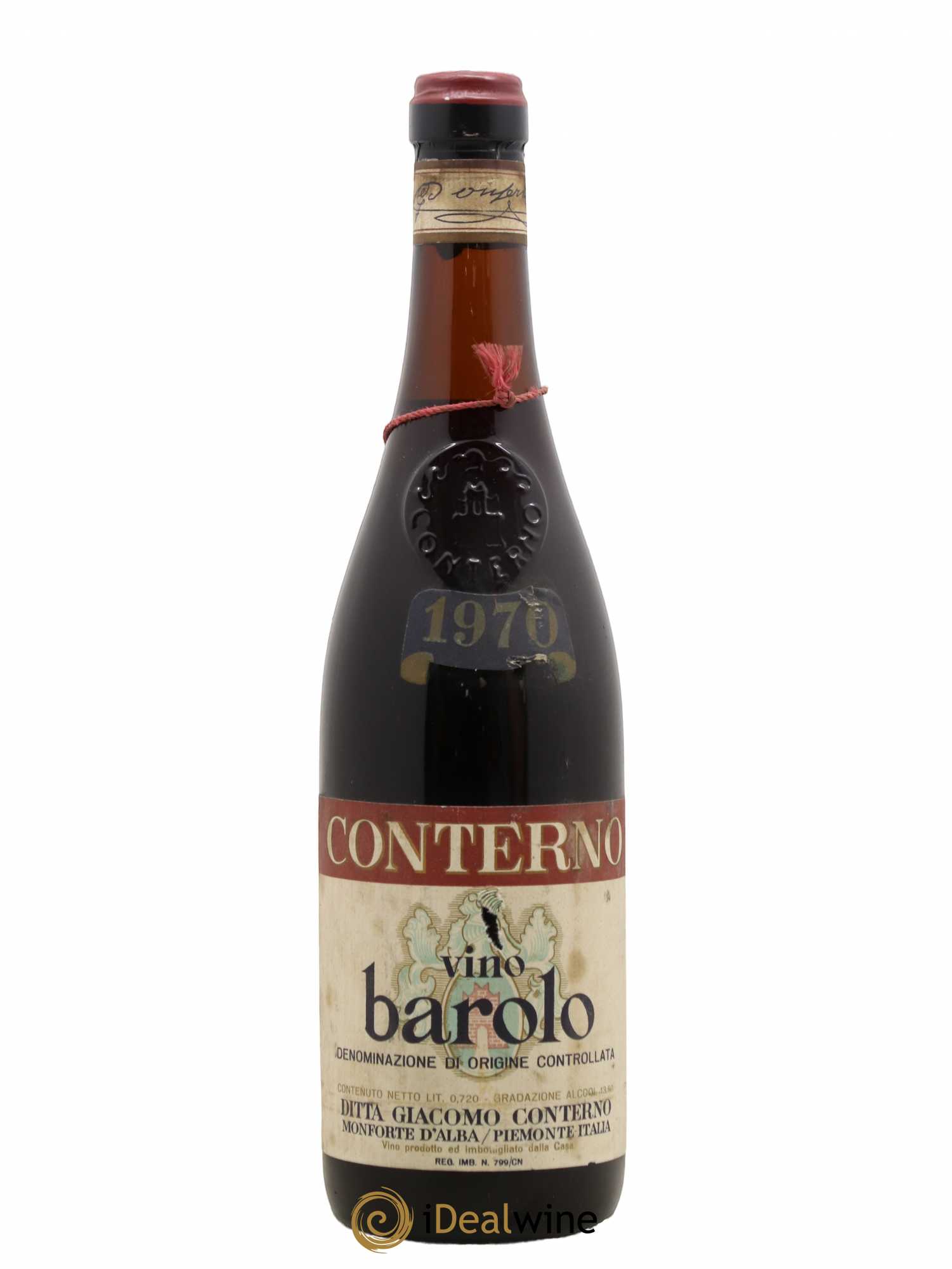 Barolo DOCG Giacomo Conterno 1970 - Lot de 1 bouteille - 0