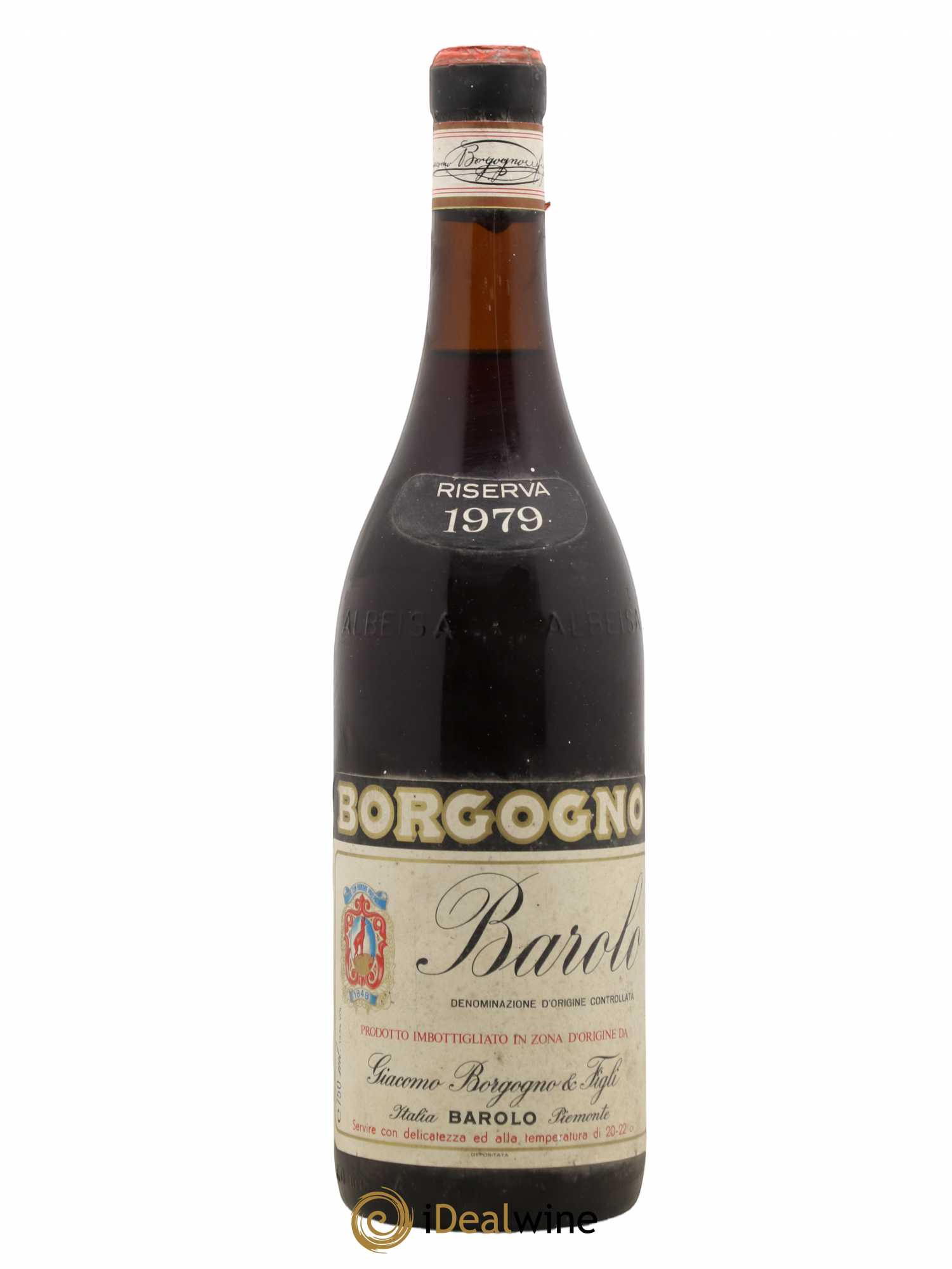 Barolo DOCG Riserva Giacomo Borgogno 1979 - Lot de 1 bouteille - 0