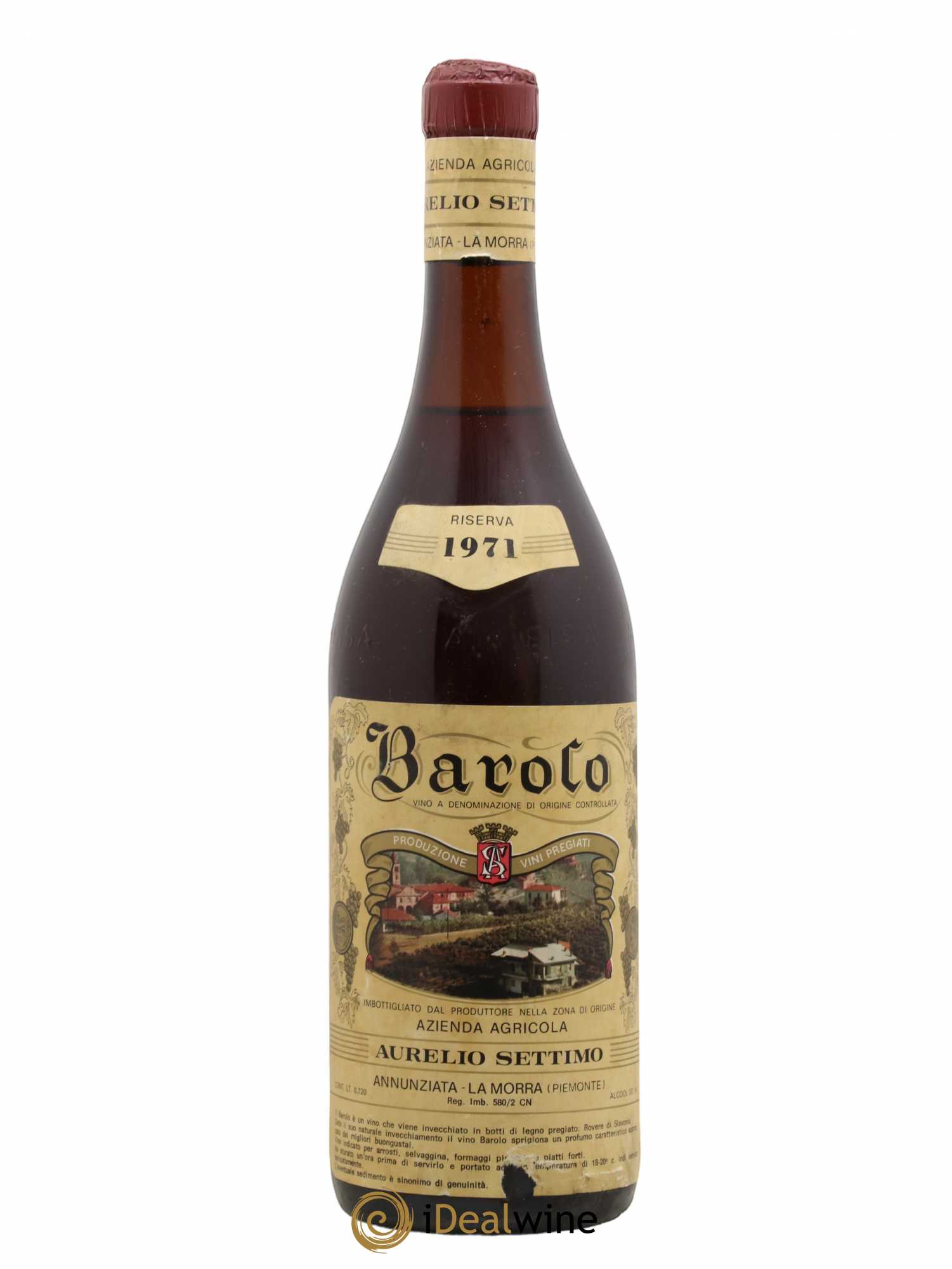 Barolo Aurelio Settimo Riserva 1971 - Lot de 1 bouteille - 0
