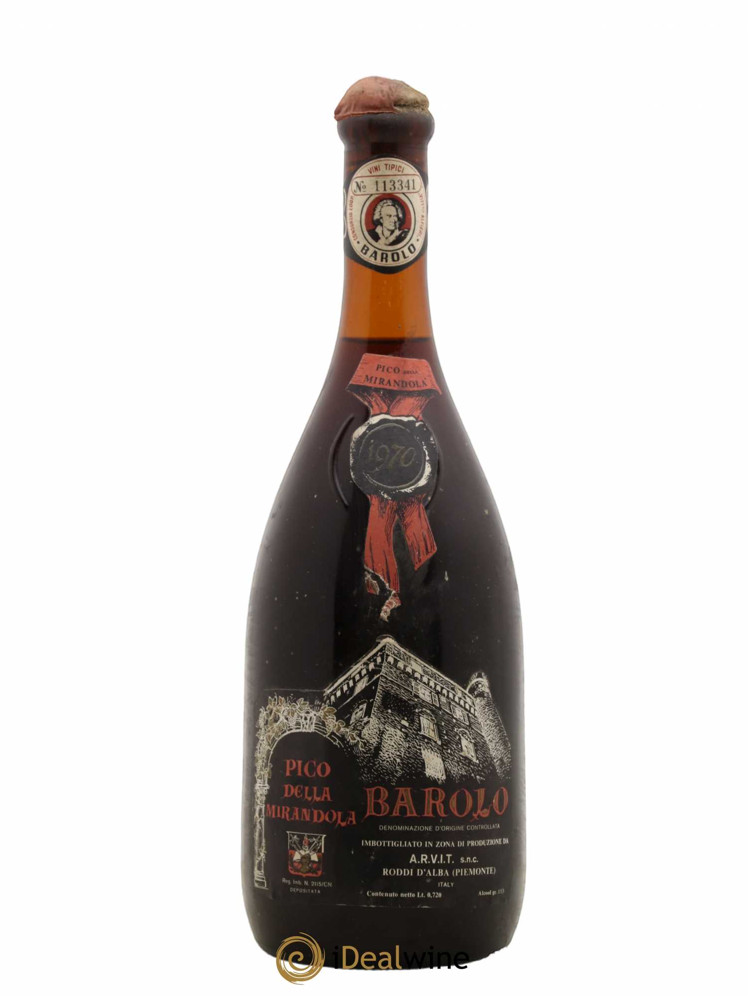 Barolo Pico Della Mirandola 1970 - Lot de 1 bouteille - 0