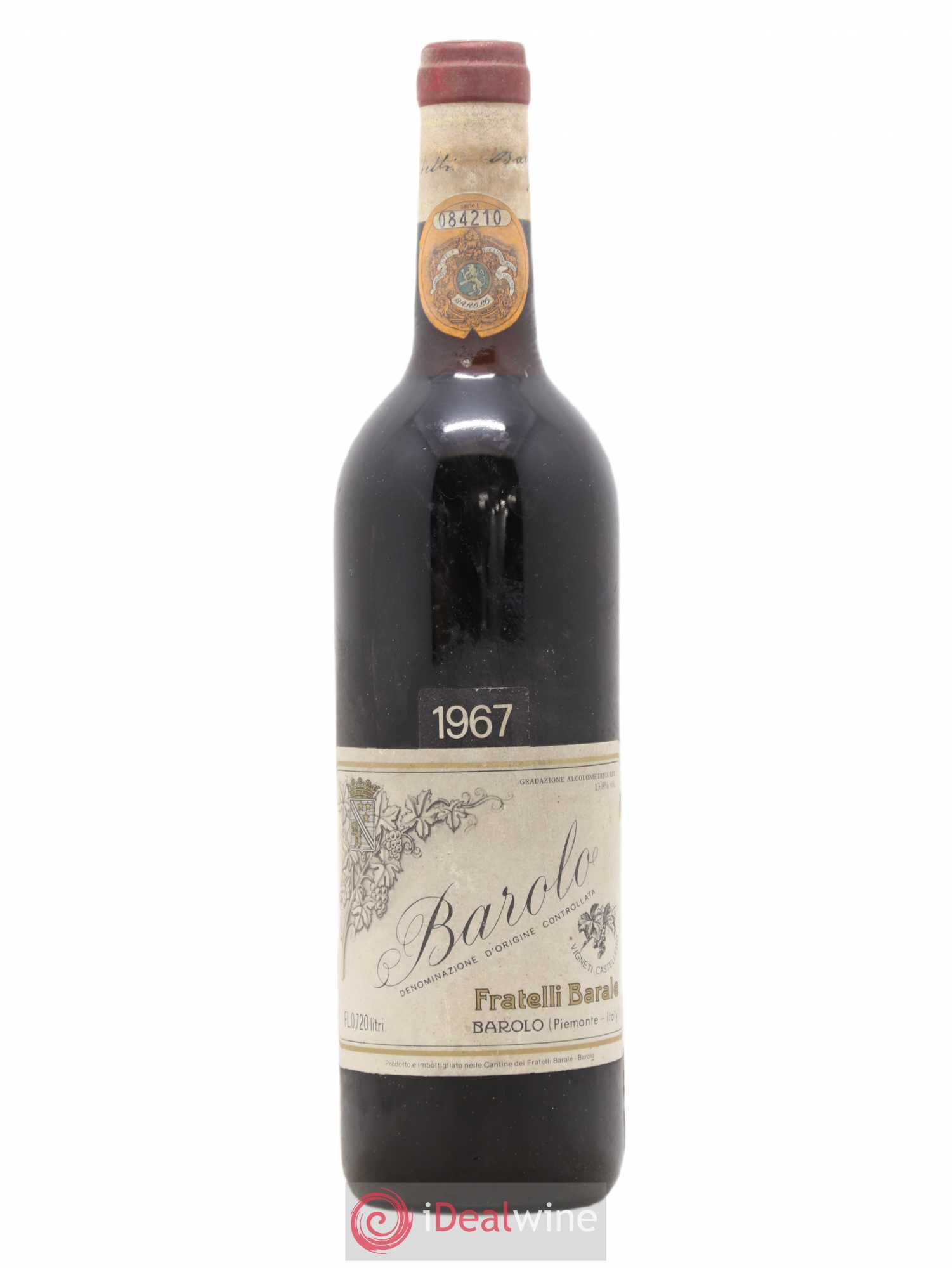 Barolo Fratelli Barale 1967 - Lot de 1 bouteille - 0